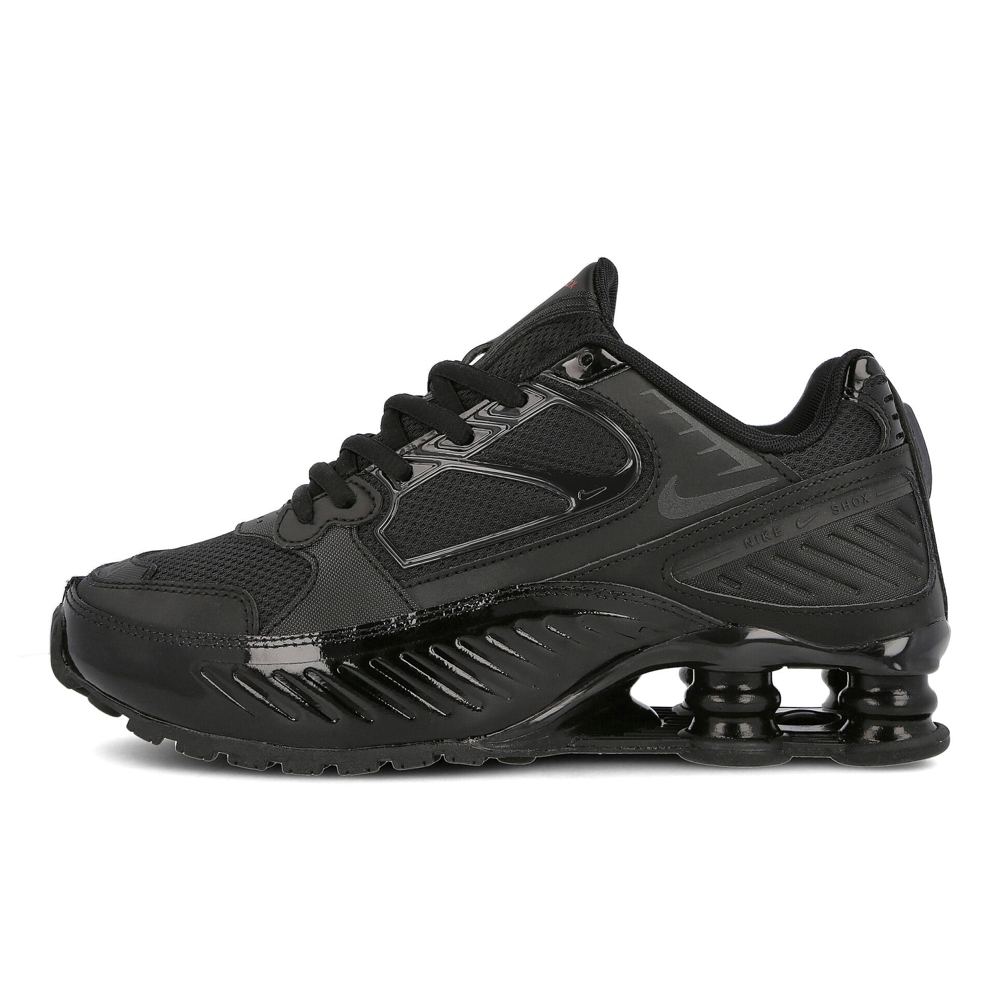 Nike wmns shox enigma 9000 Black-Black - Gym Red Sneakers BQ9001 001 | Overkill