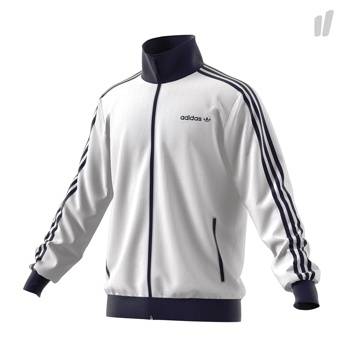adidas Beckenbauer Tracktop White Track Jackets BR2296 | Overkill