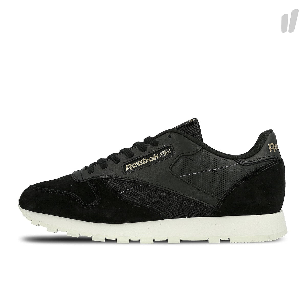 Reebok classic leather alr Black / Chalk / Ash Grey / Reebok Brass Sneakers BS5243 | Overkill
