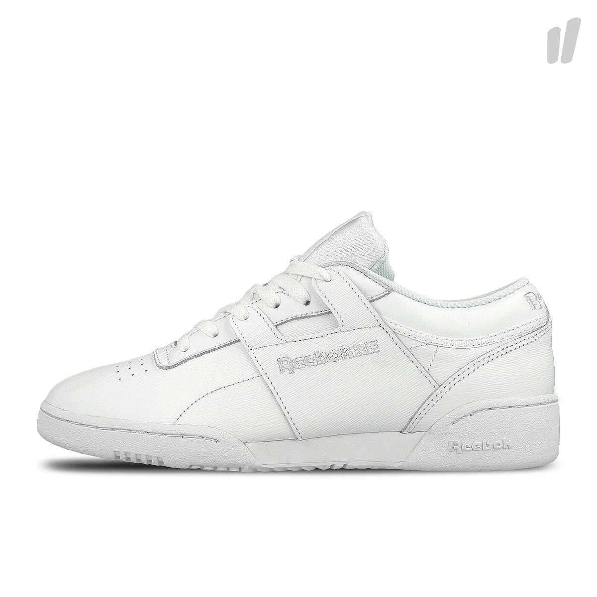 Reebok workout lo clean id White-Black Sneakers BS6241 | Overkill
