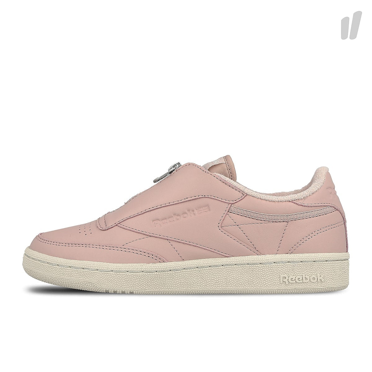Reebok wmns club c 85 zip Pink / White / Silver / Chalk Sneakers BS6606 | Overkill