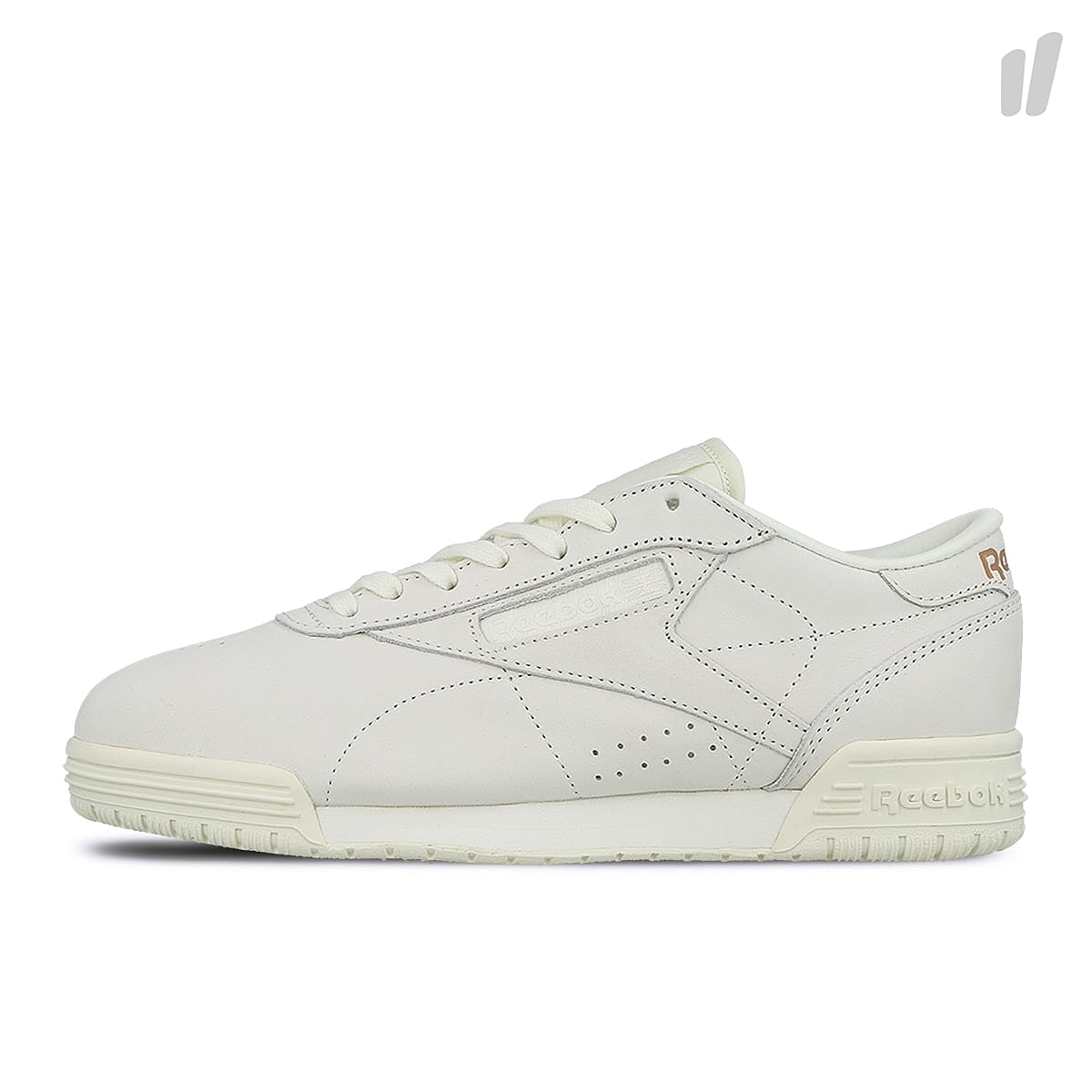 Reebok wmns exofit lo clean fbt suede White / Rose Gold Sneakers BS7765 | Overkill