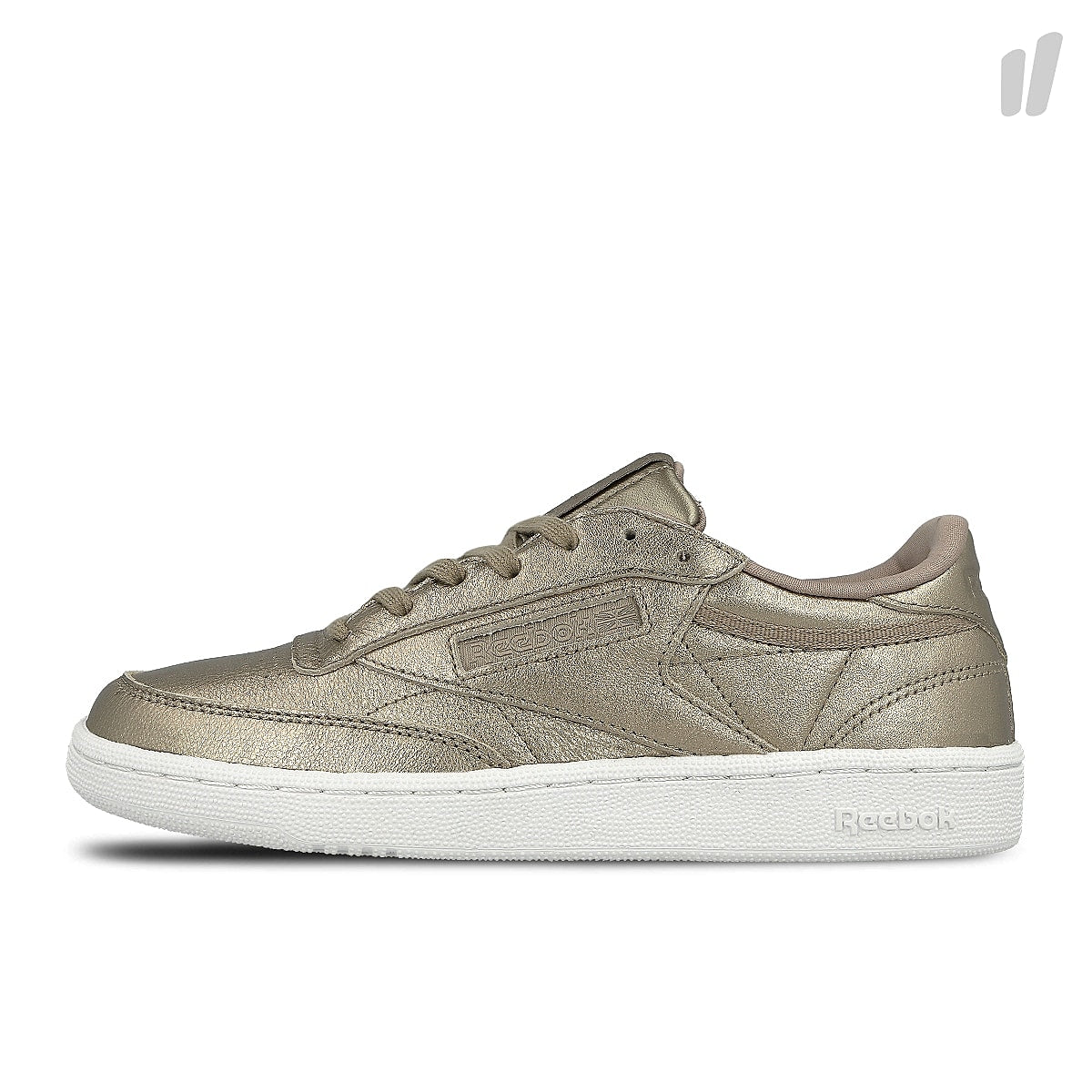 Reebok wmns club c 85 melted metal Pearl Met - Grey Gold / White Sneakers BS7901 | Overkill