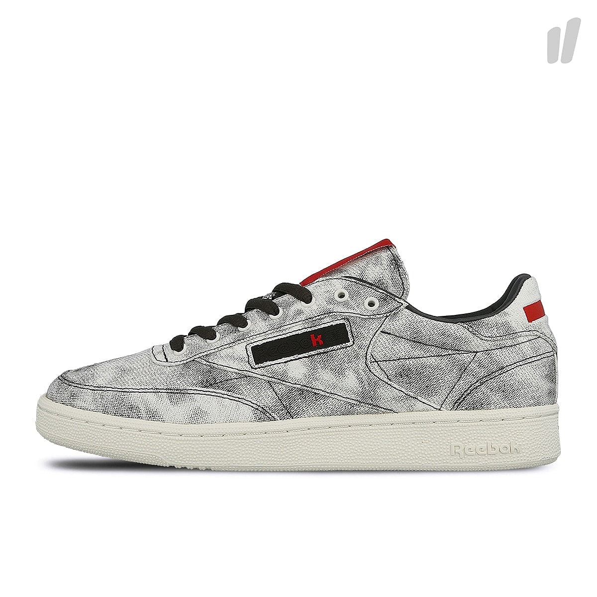 Reebok club c kendrick White / Coral / Scarlet Sneakers BS8205 | Overkill