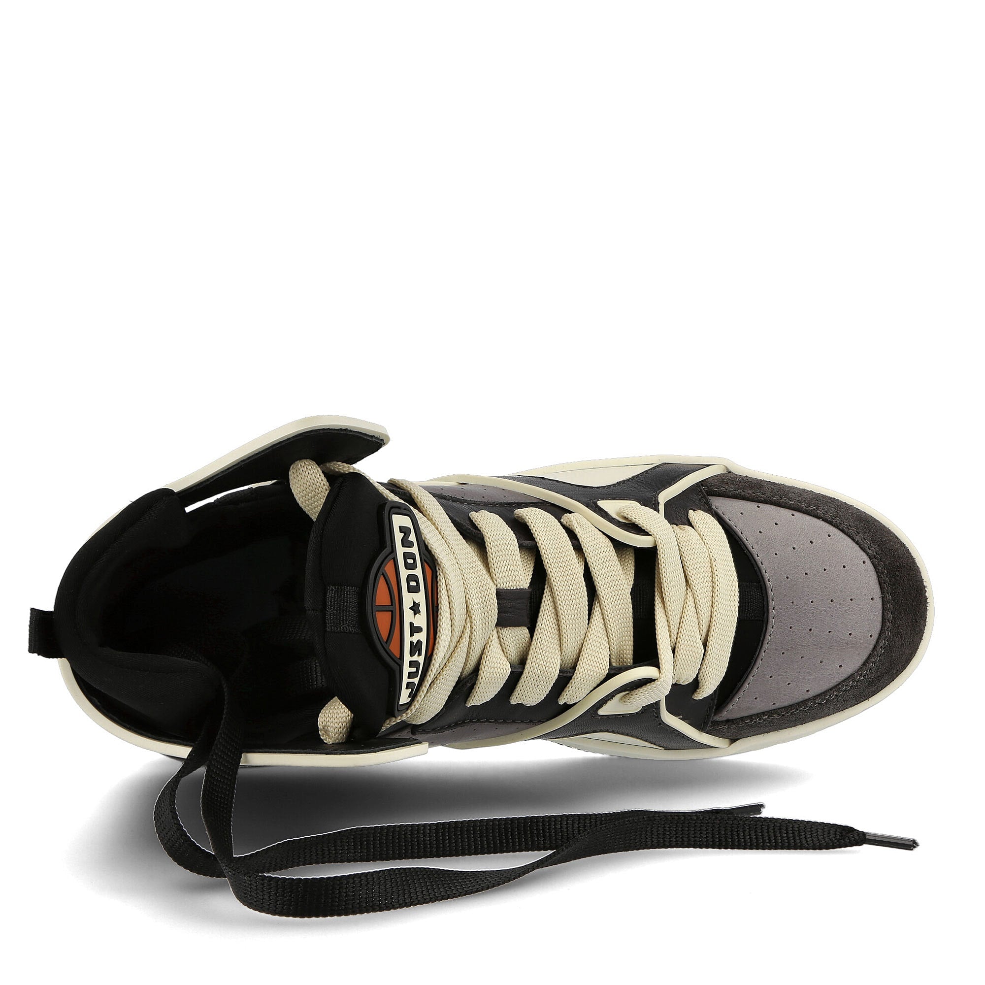 Just Don basketball courtside hi Black-Cream Sneakers Detailfoto | Overkill