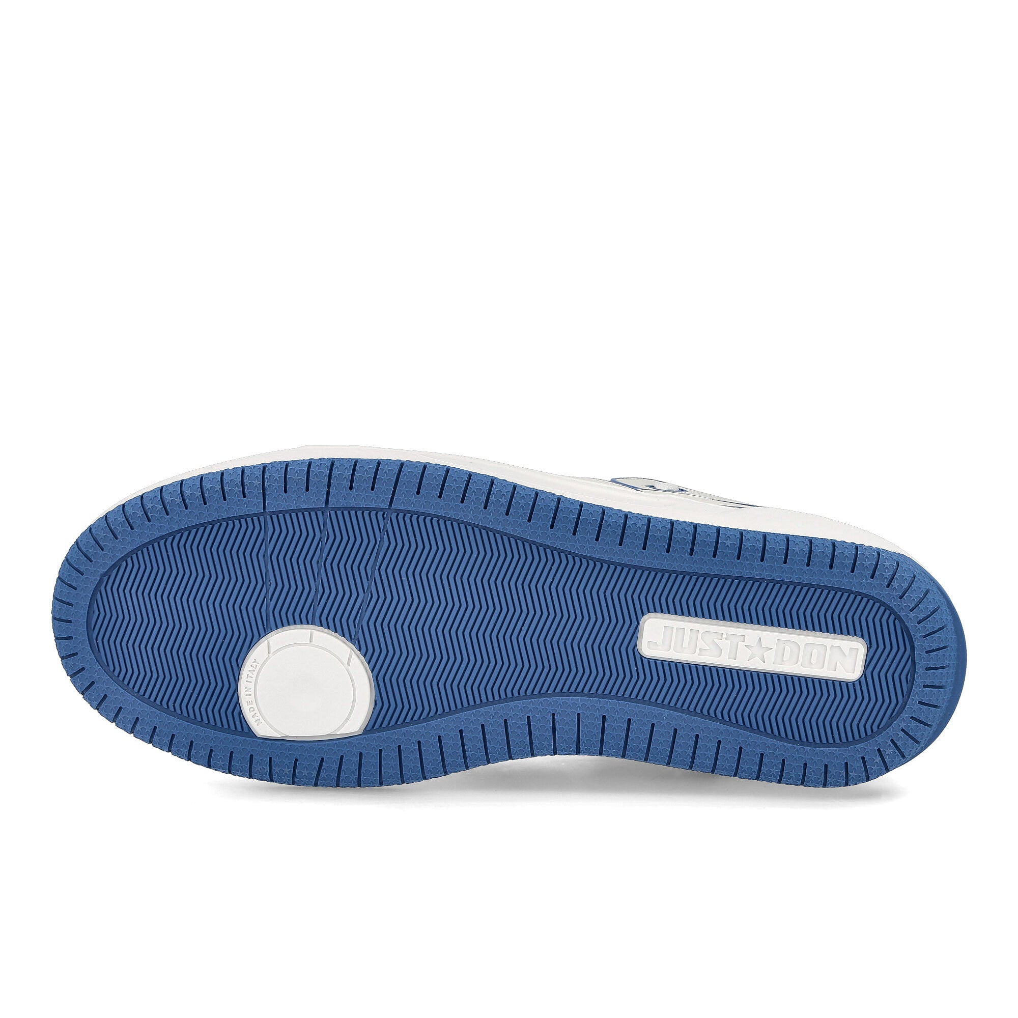 Just Don basketball courtside hi White-Teal Sneakers Detail View 1 | Overkill