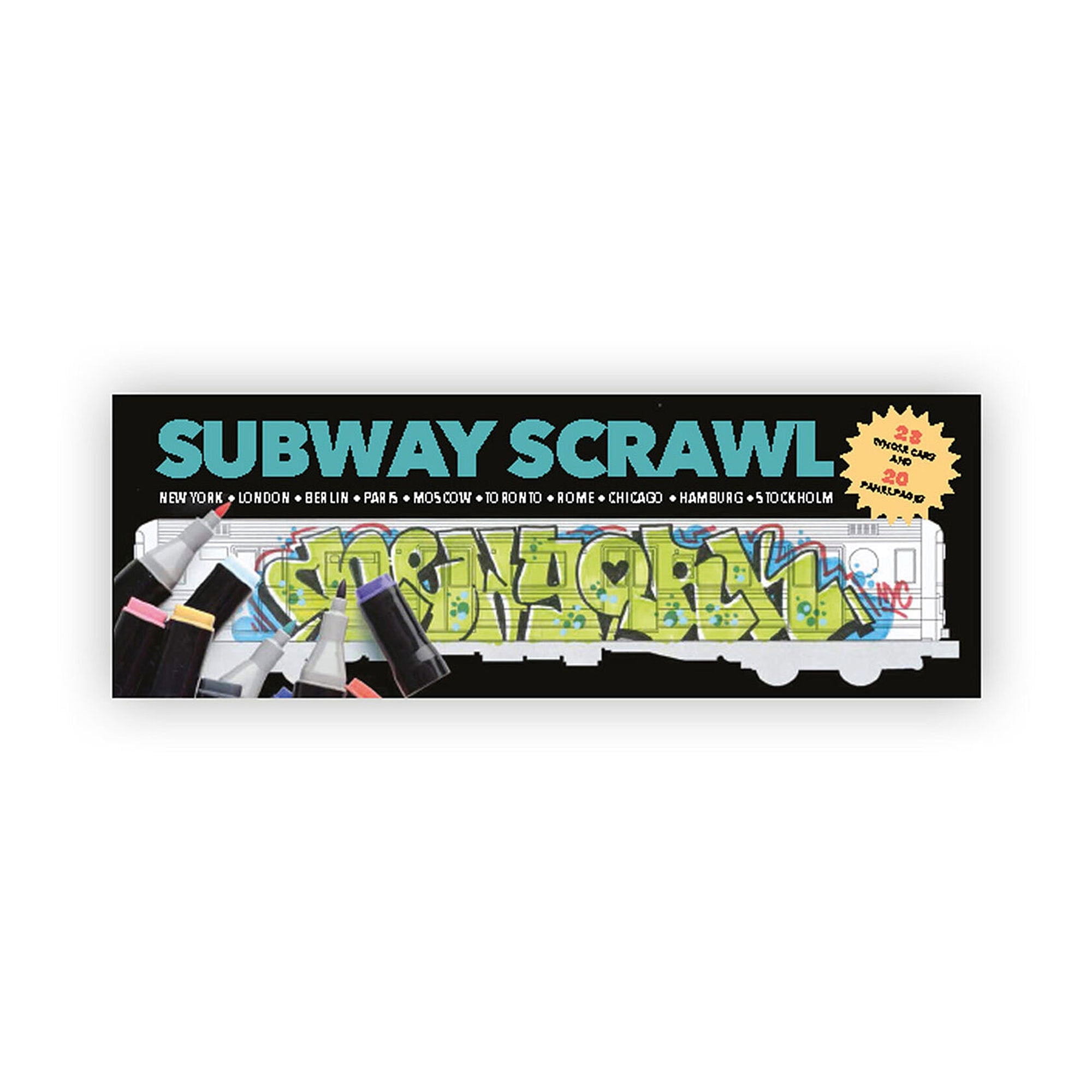 overkill_Test Subway Scrawl Coloring Book Coloring Books BU30306 | Overkill