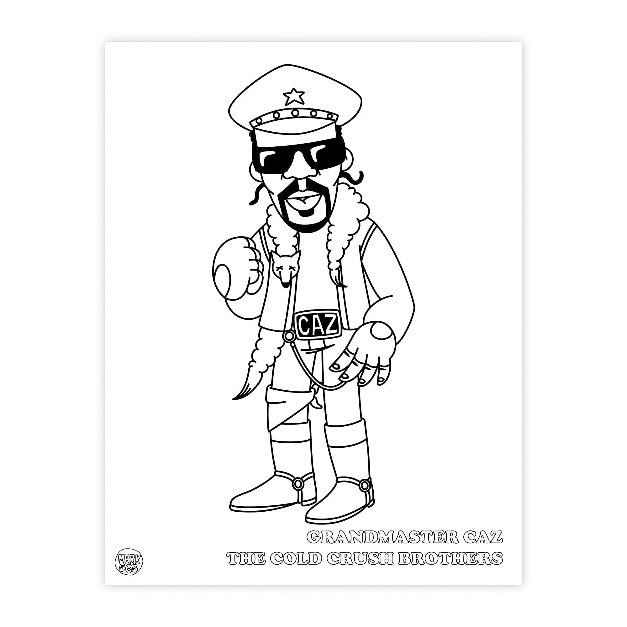 Dokument Press Hip Hop Coloring Book 0 Coloring Books Material | Overkill