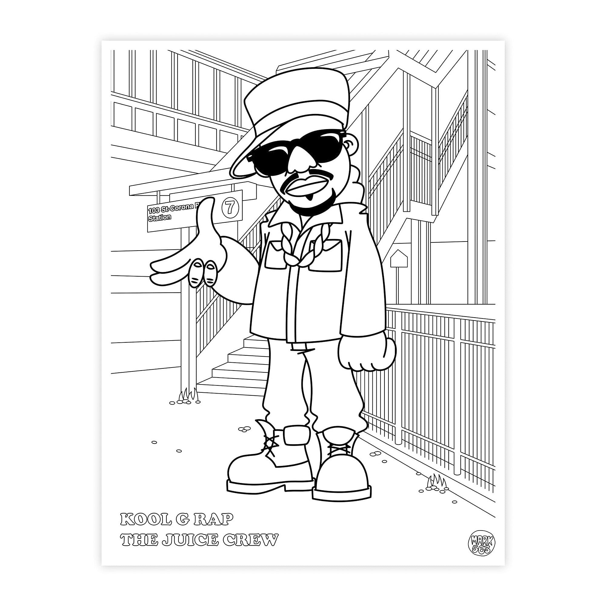 Dokument Press Hip Hop Coloring Book 0 Coloring Books Detailfoto | Overkill