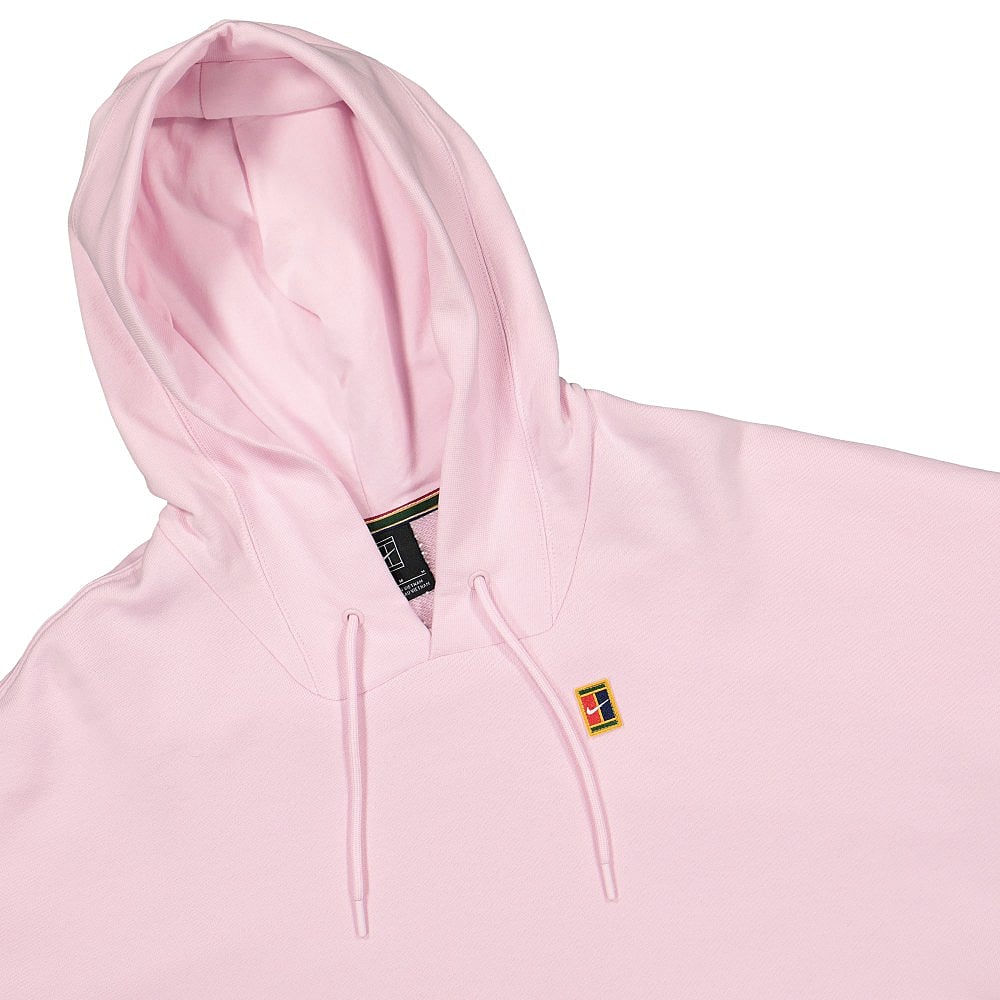 Nike Court Fleece Hoodie Pink Foam Hoodies Close-up | Overkill