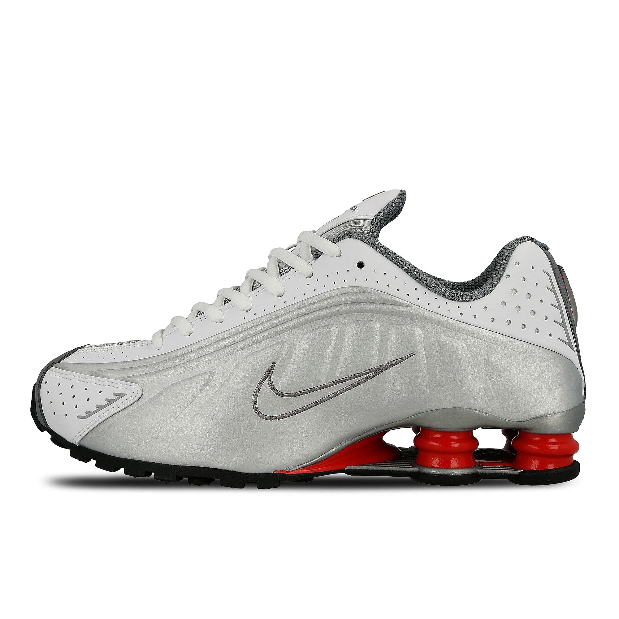 Nike shox r4 White-Metallic Silver Sneakers BV1111 100 | Overkill