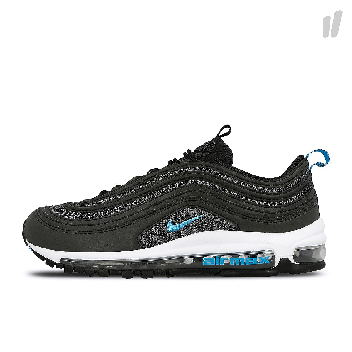 Nike air max 97 Black-Blue Fury - Dark Grey Sneakers BV1985 001 | Overkill
