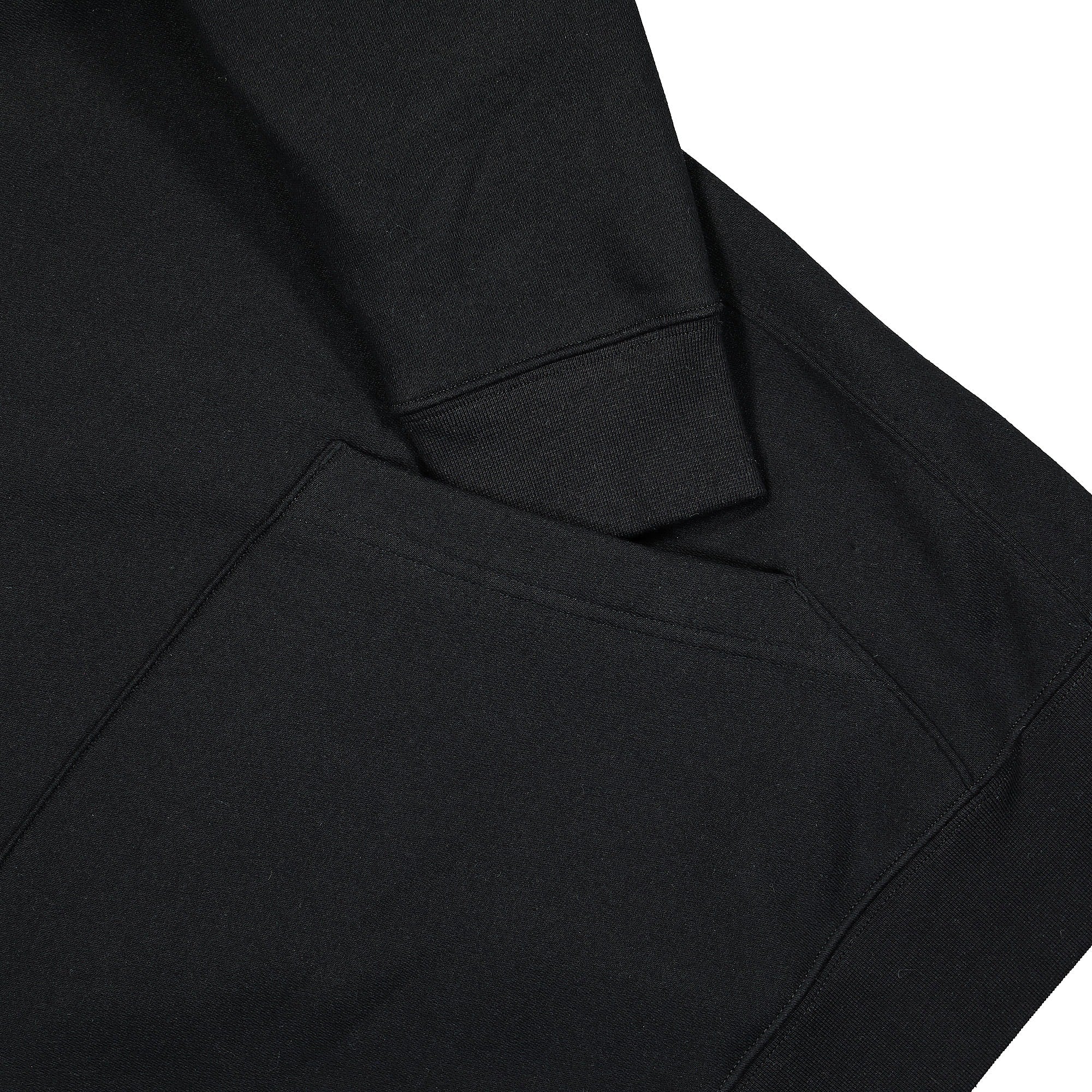 Nike NSW Club Fleece Hoodie Black / Black / White Hoodies Detailfoto | Overkill