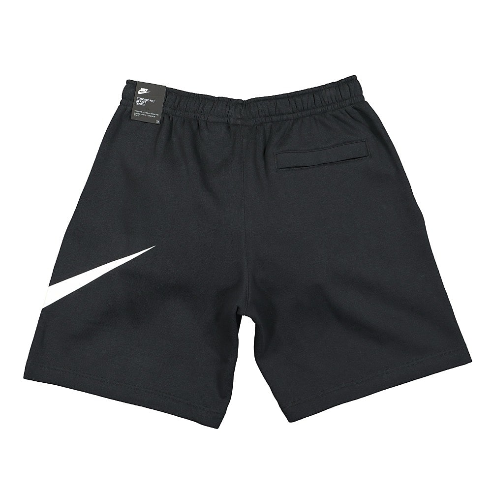 Nike NSW Club Graphic Shorts Black / White / White Shorts Material | Overkill