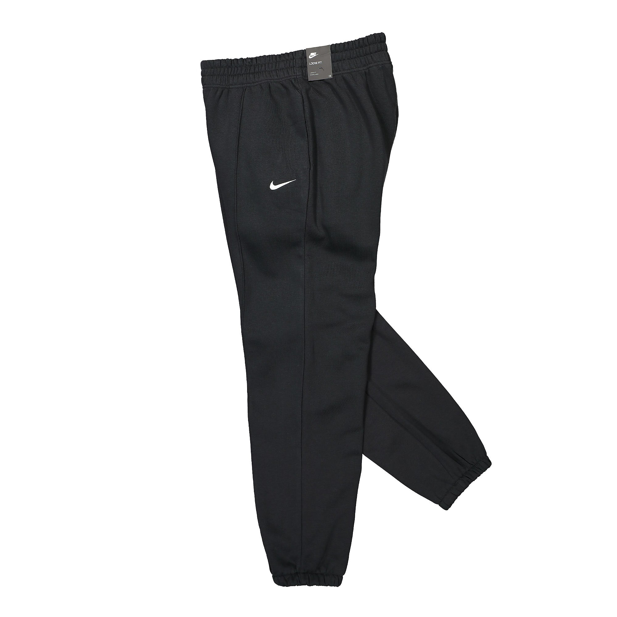 Nike Wmns NSW Essentials Collection Fleece Pant Black / White Sweat & Track Pants Close-up | Overkill