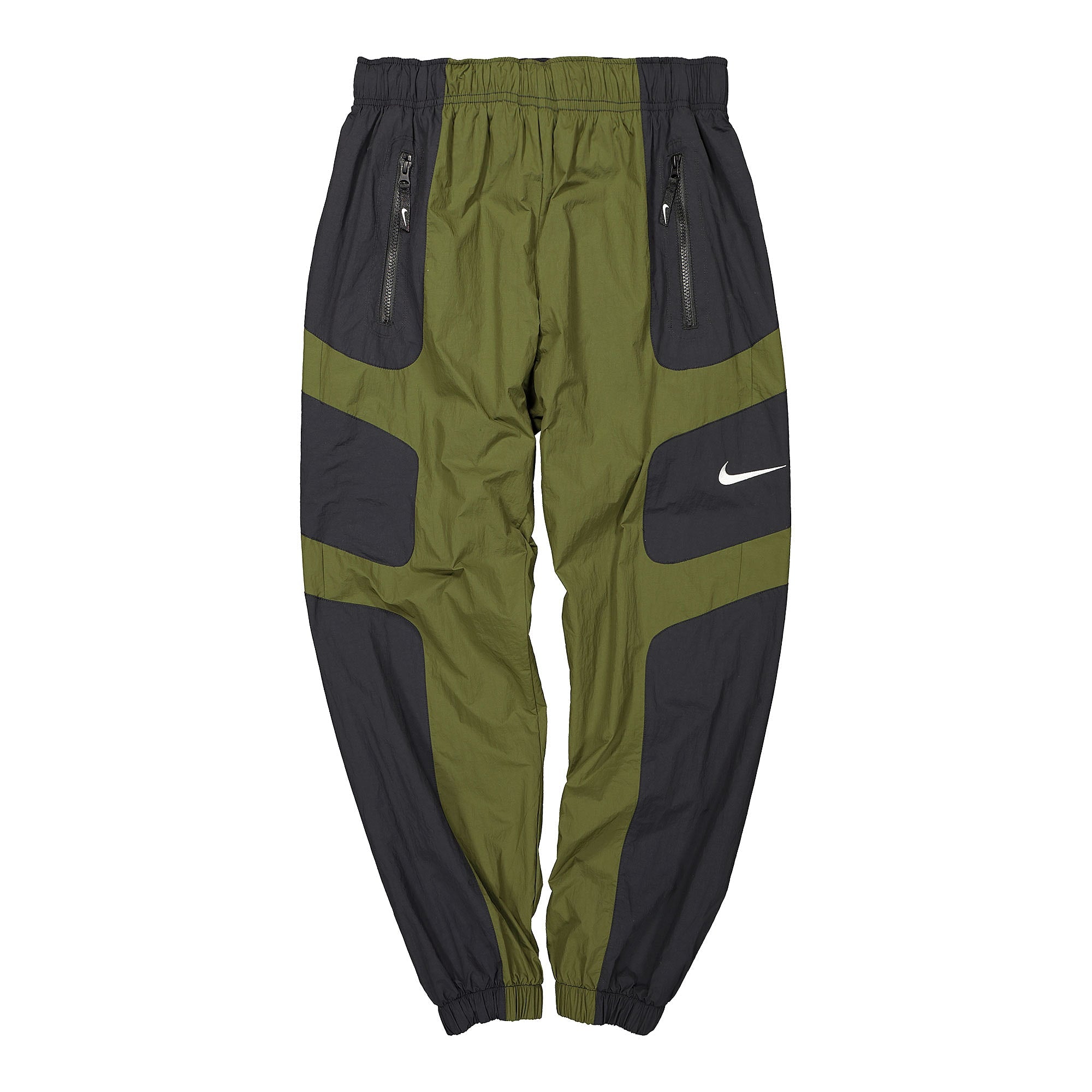 Nike NSW Re-Issue Pant Woven Black / Legion Green / White Sweat & Track Pants BV5215 010 | Overkill