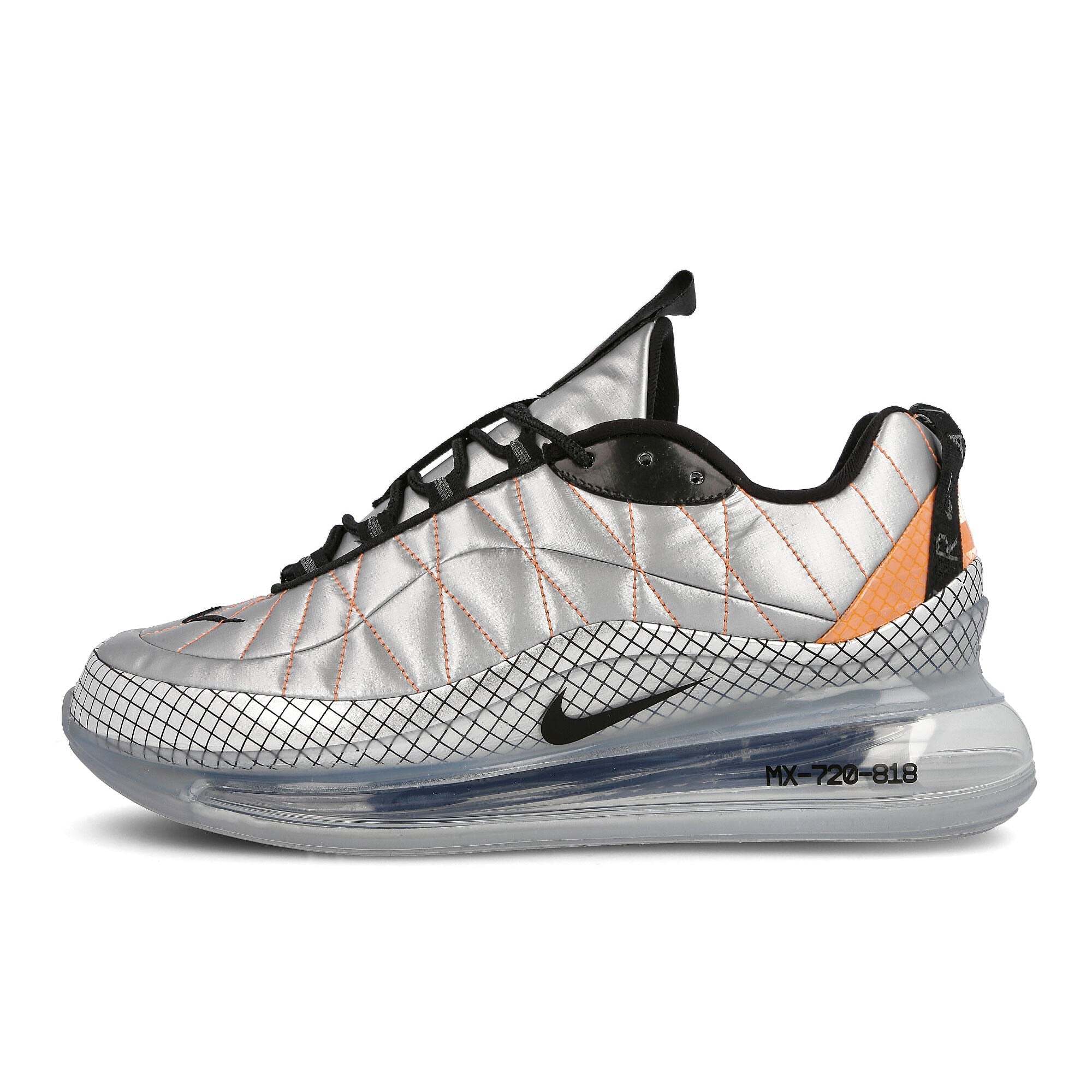 Nike mx-720-818 Metallic Silver / Black - Total Orange BV5841 001 | Overkill