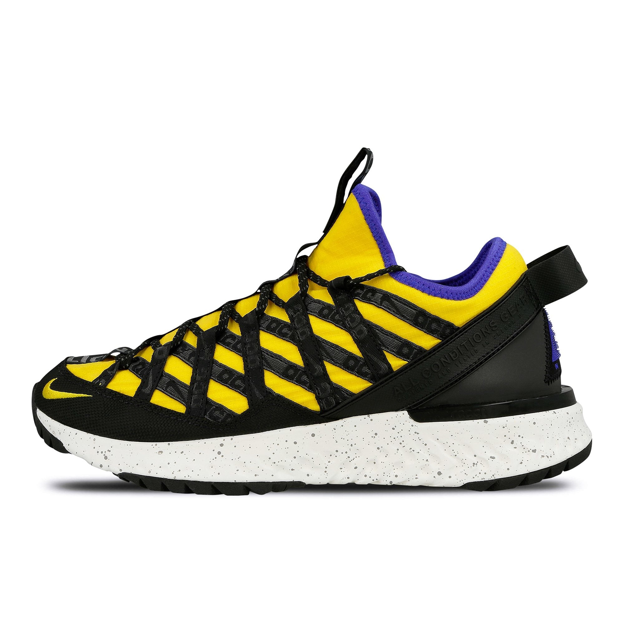 Nike acg react terra gobe Amarillo-Racer Blue - Black Low Top Sneakers BV6344 700 | Overkill