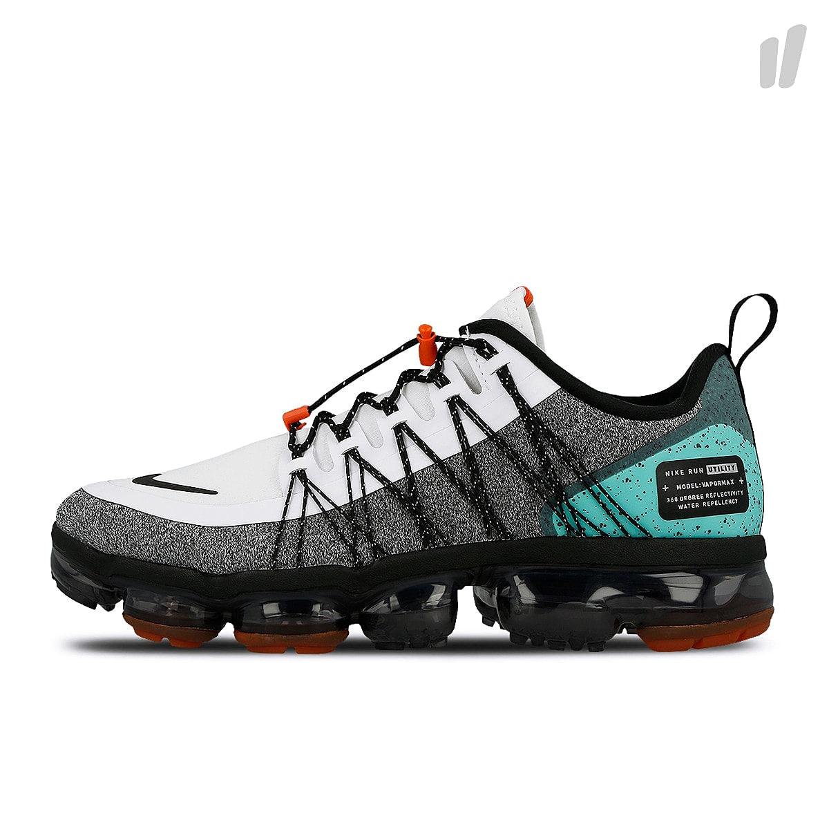 Nike air vapormax run utility nrg White / Black - Tropical Twist - Team Orange Sneakers BV6874 100 | Overkill