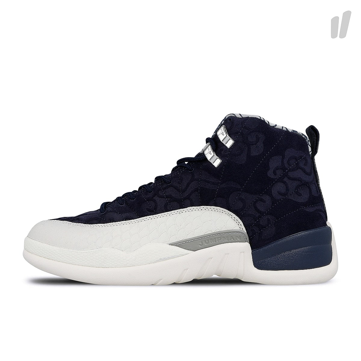 Jordan Air Jordan 12 Retro Premium College Navy / University Red - Sail Mid Top Sneakers BV8016 445 | Overkill