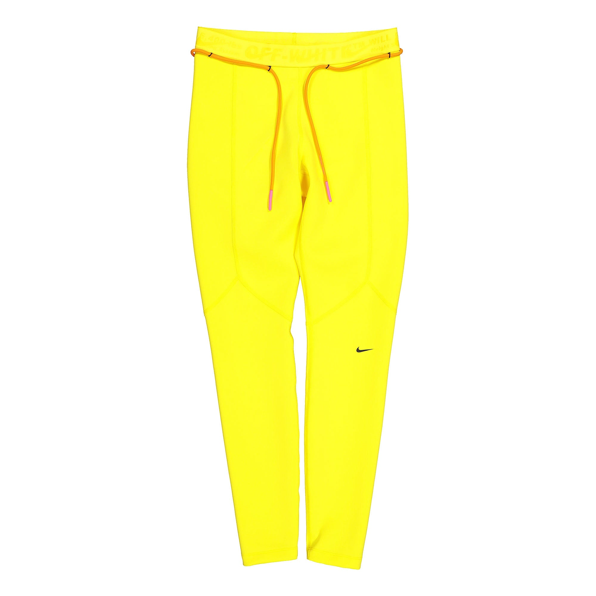 Nike Off-White x Nike Wmns NRG AS Tight Utility Yellow Sweat & Track Pants BV8052 731 | Overkill