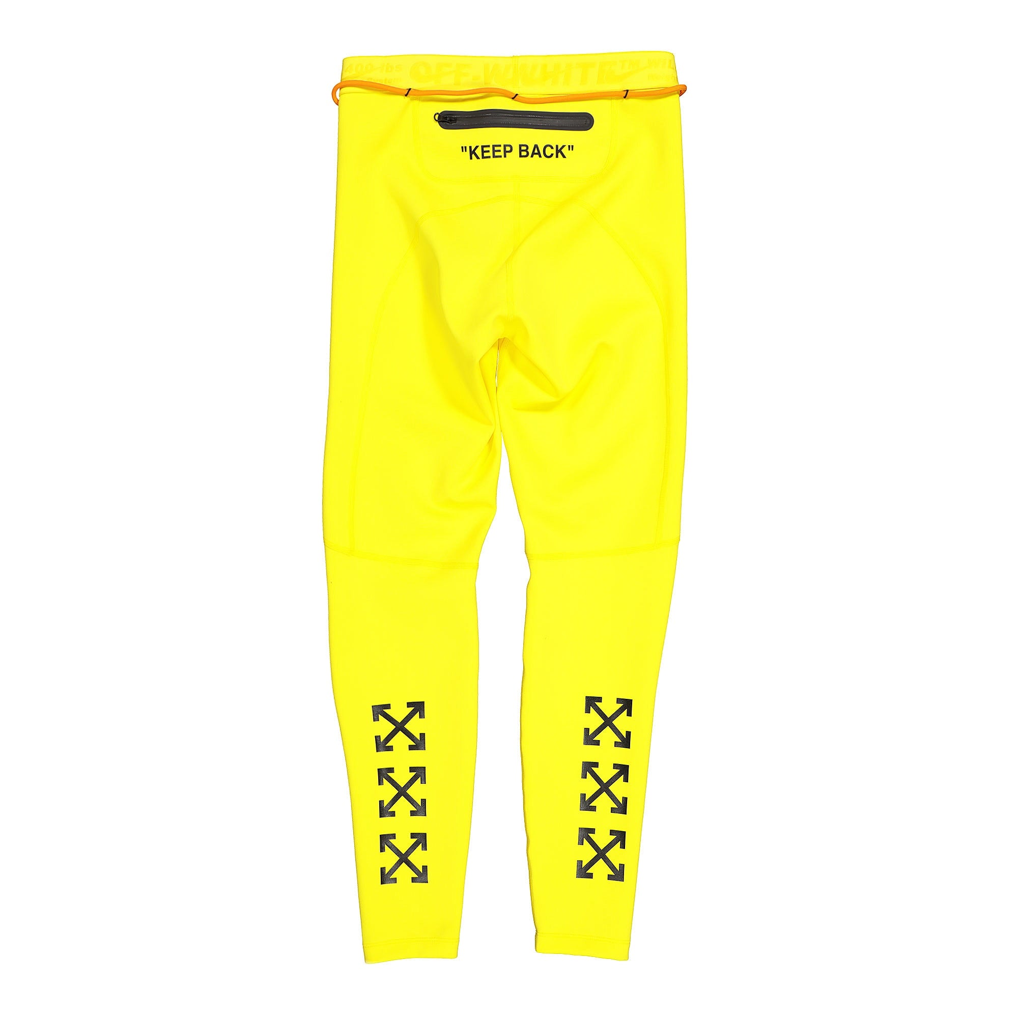 Nike Off-White x Nike Wmns NRG AS Tight Utility Yellow Sweat & Track Pants Material | Overkill