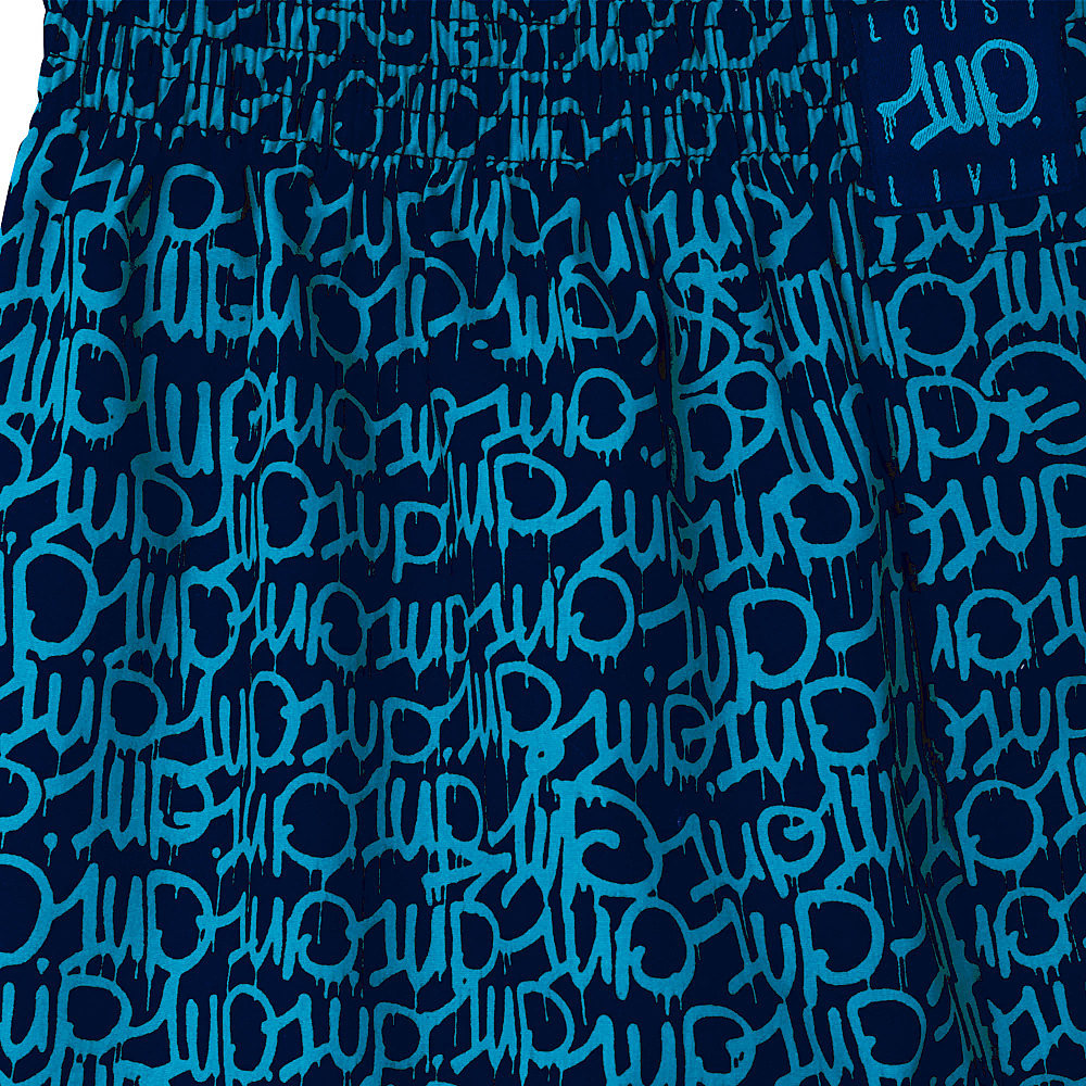 1UP x Lousy Livin Boxershorts OneUp 5.0 Navy Shorts Close-up | Overkill
