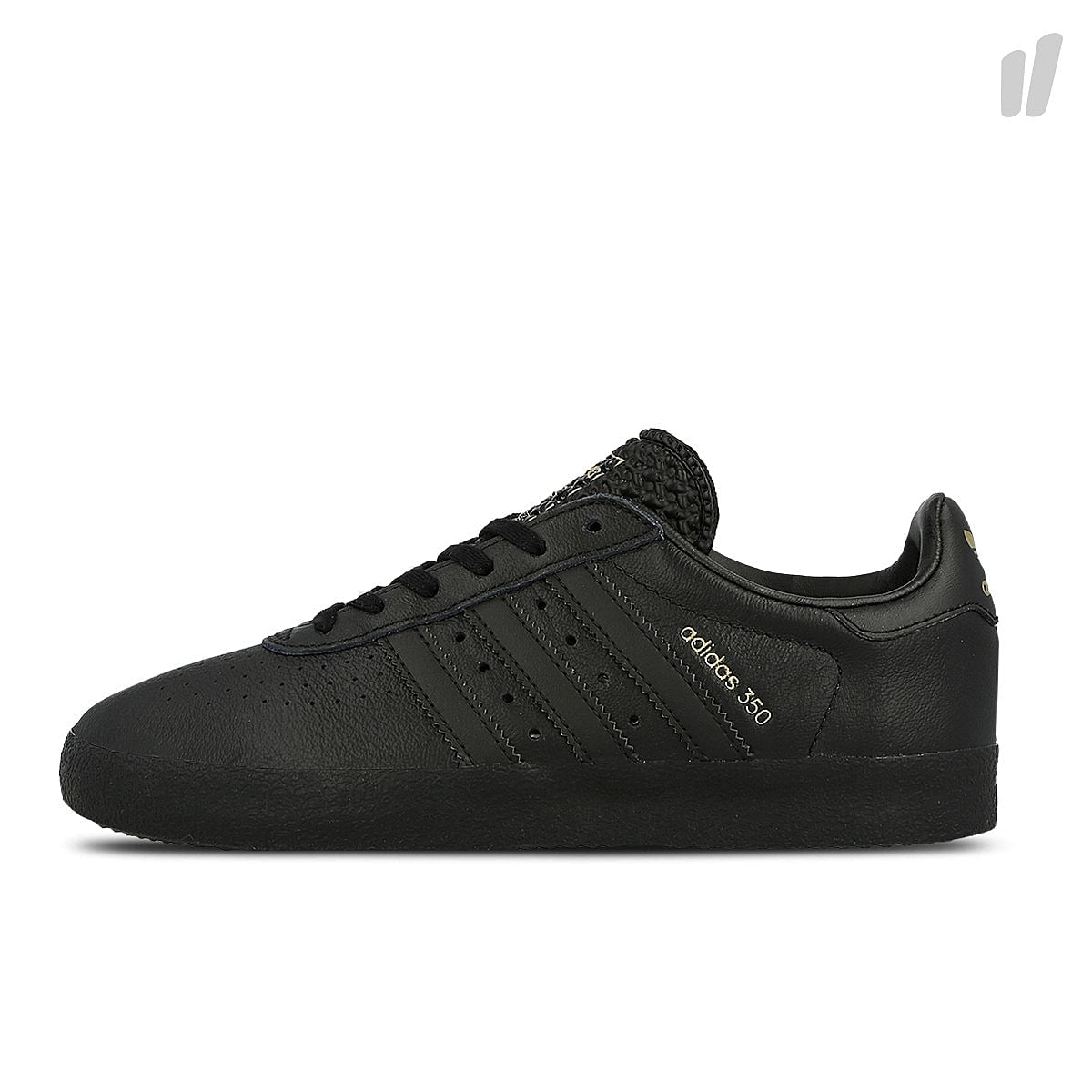 adidas 350 Core Black-Core Black -Core Black Low Top Sneakers BY1861 | Overkill