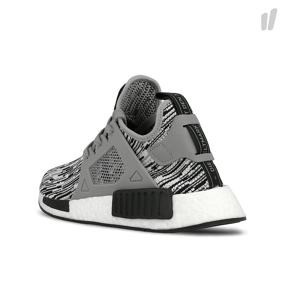 adidas nmd xr1 primeknit Core Black-MG Solid Grey-Footwear White Sweatshirts Close-up | Overkill