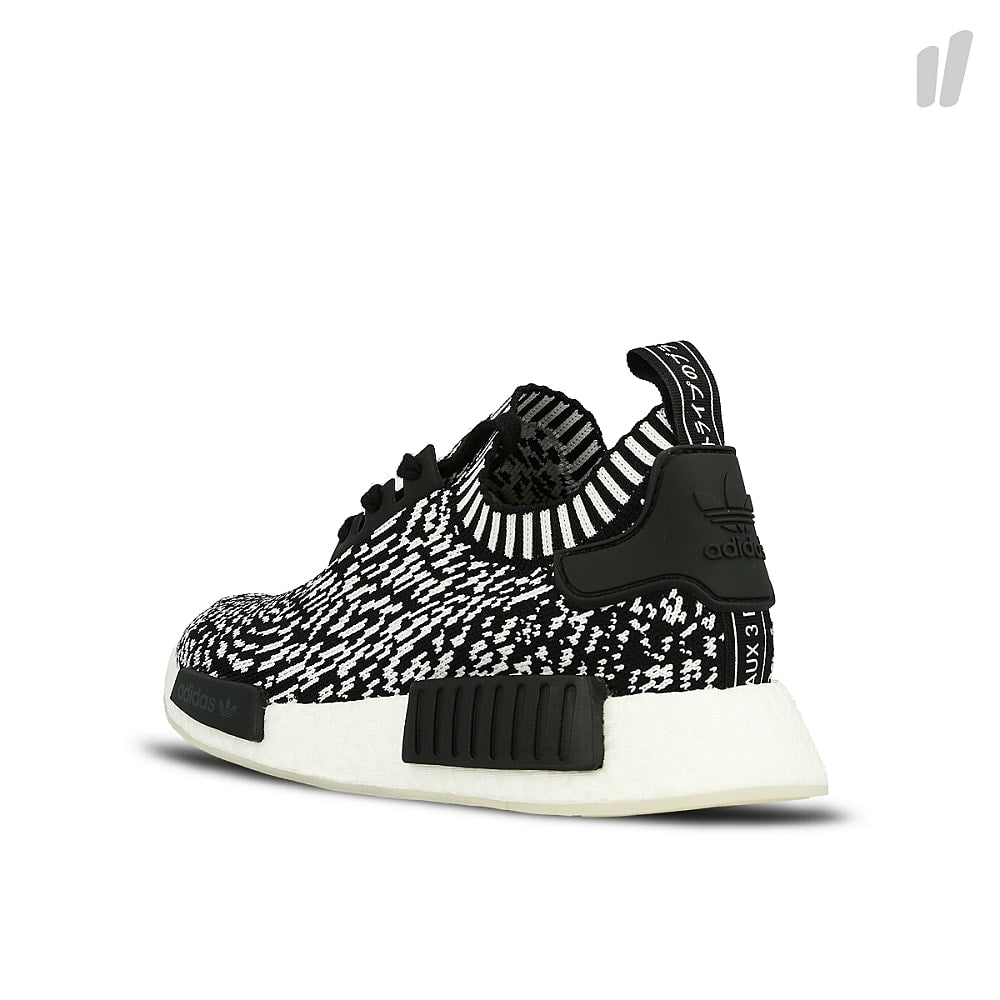 adidas nmd r1 primeknit Core Black-Core Black-Footwear White Sweatshirts Close-up | Overkill