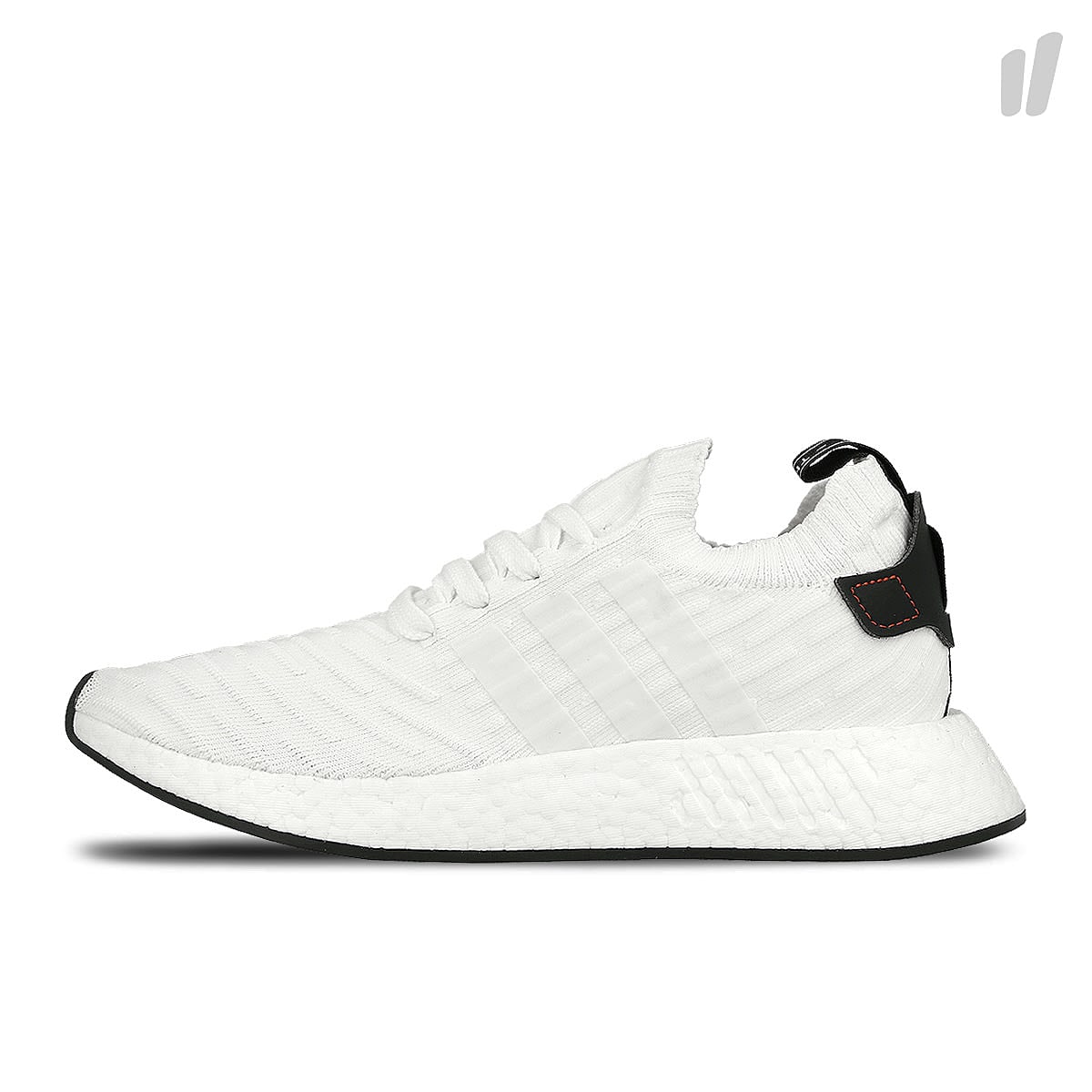 adidas nmd r2 primeknit Footwear White / Core Black / Footwear White Sneakers BY3015 | Overkill