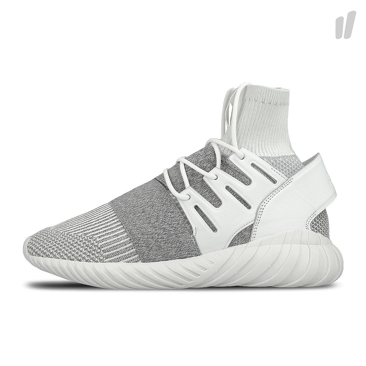 adidas tubular doom primeknit Running White-Running White-Clear Grey Sweatshirts BY3553 | Overkill