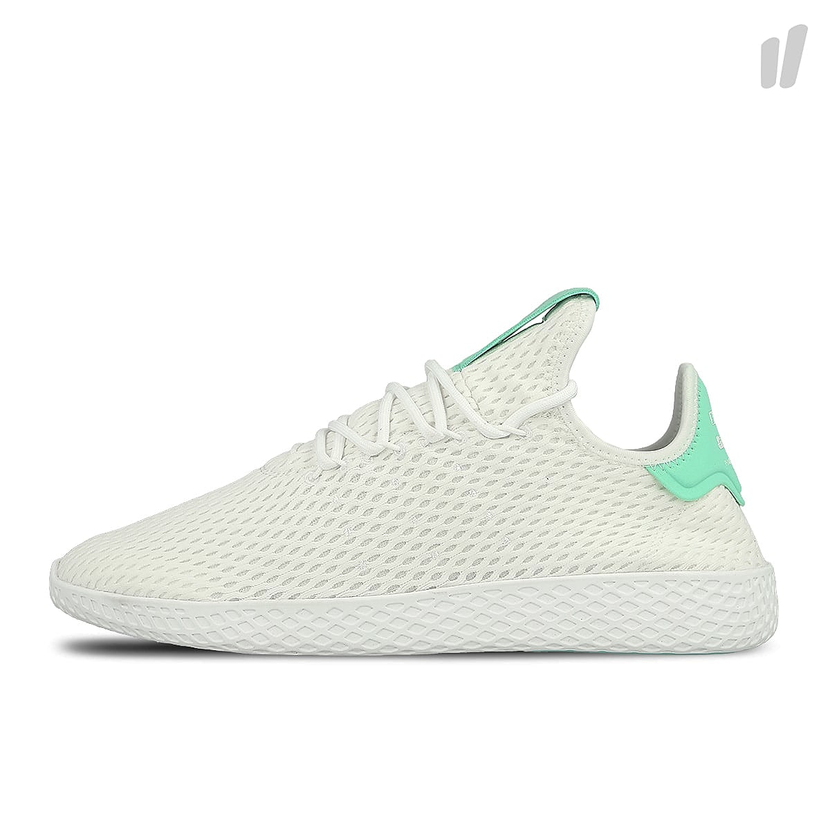 adidas pw tennis hu Footwear White / Footwear White / Green Glow Sneakers BY8717 | Overkill