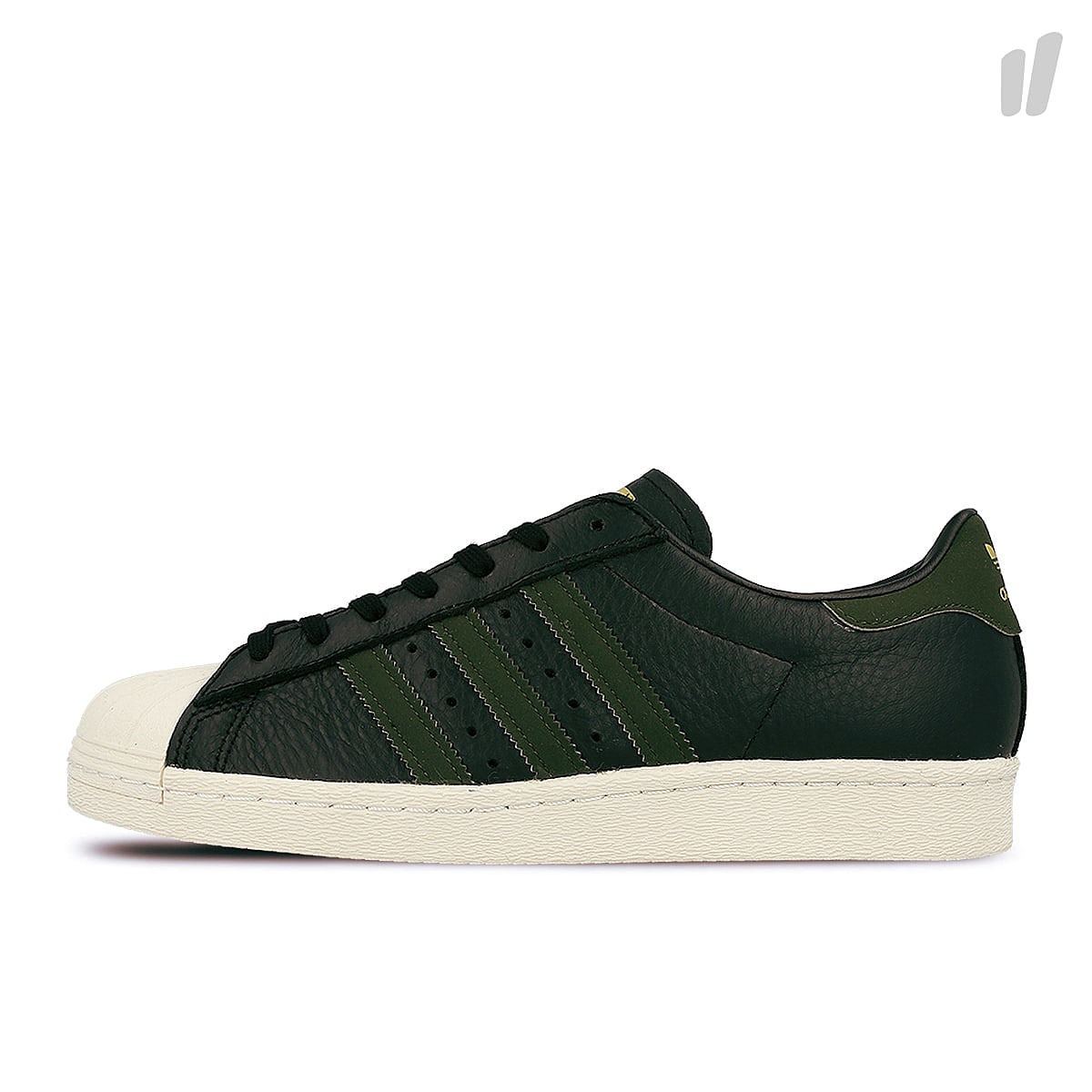 adidas superstar 80s Core Black / Night Cargo / Core Black Sneakers BZ0146 | Overkill