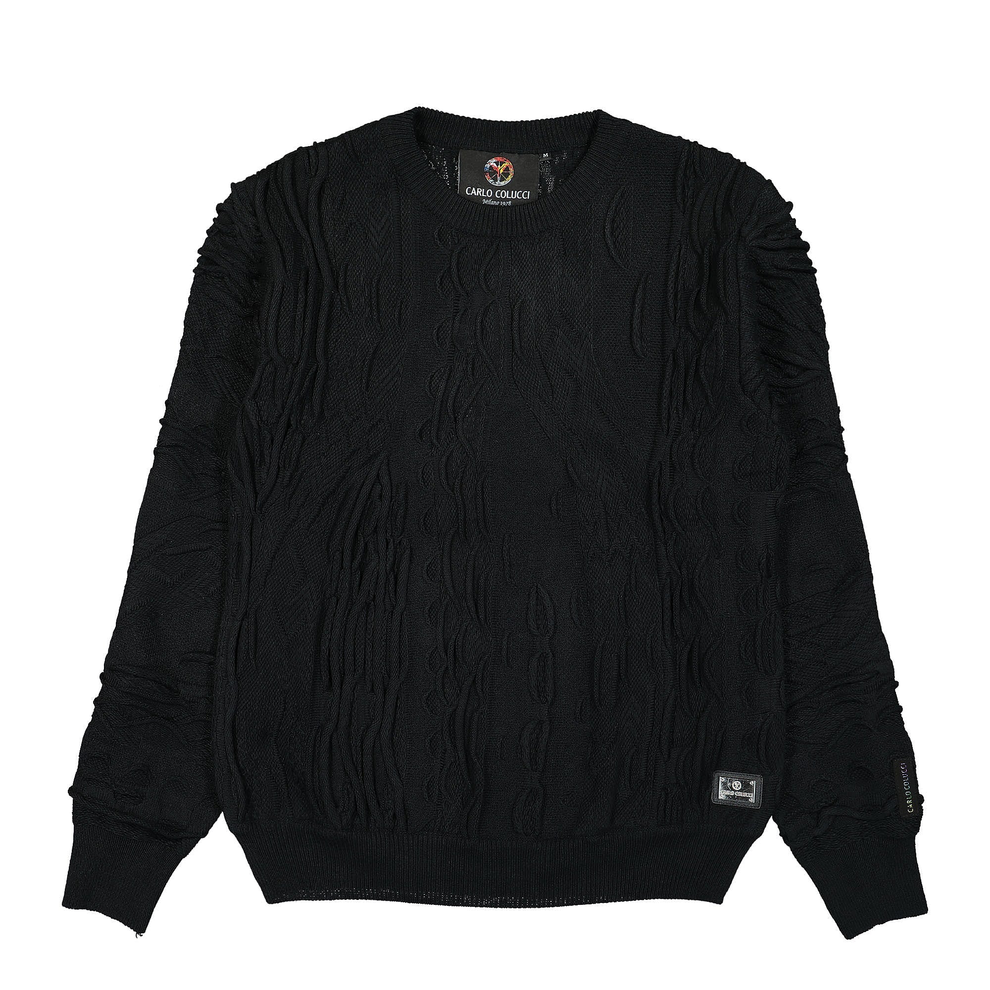 Carlo Colucci Pullover Black Sweatshirts C10913 20 | Overkill