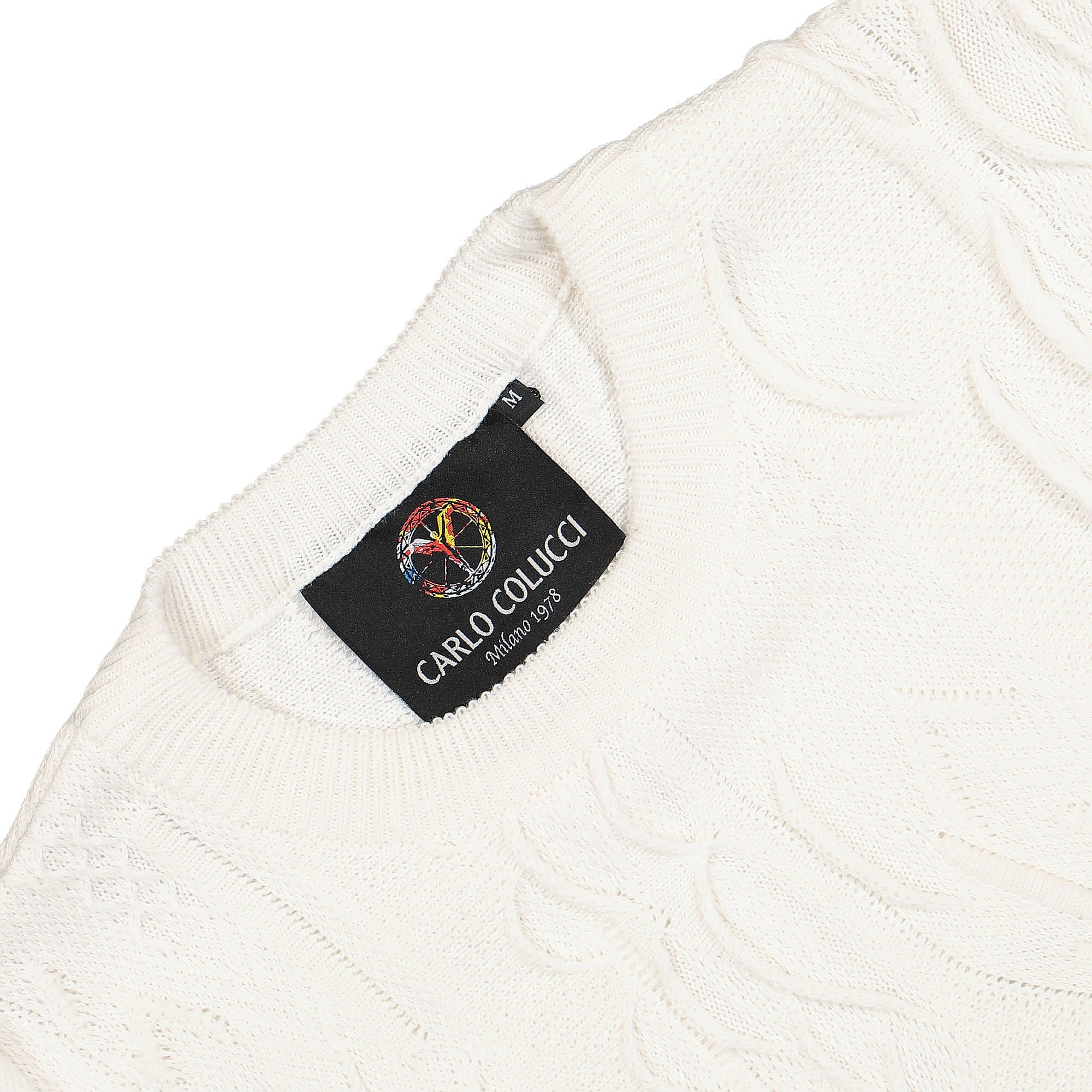 Carlo Colucci Pullover White Sweatshirts Close-up | Overkill