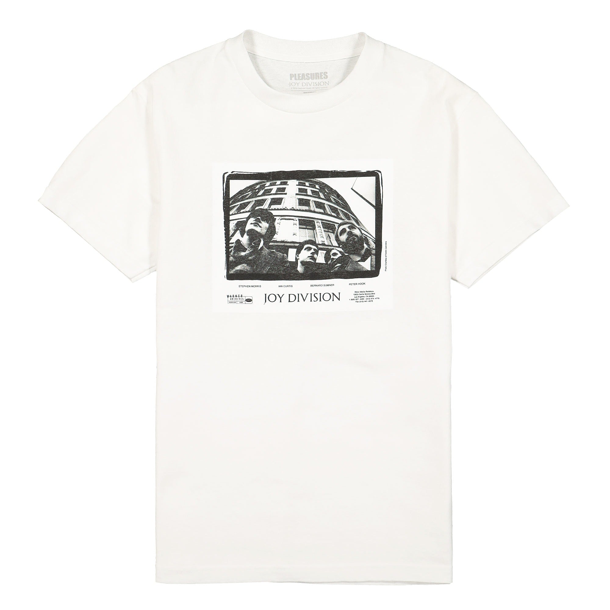 Pleasures Joy Division x Pleasures Band T-Shirt White T-Shirts C19W101011 | Overkill