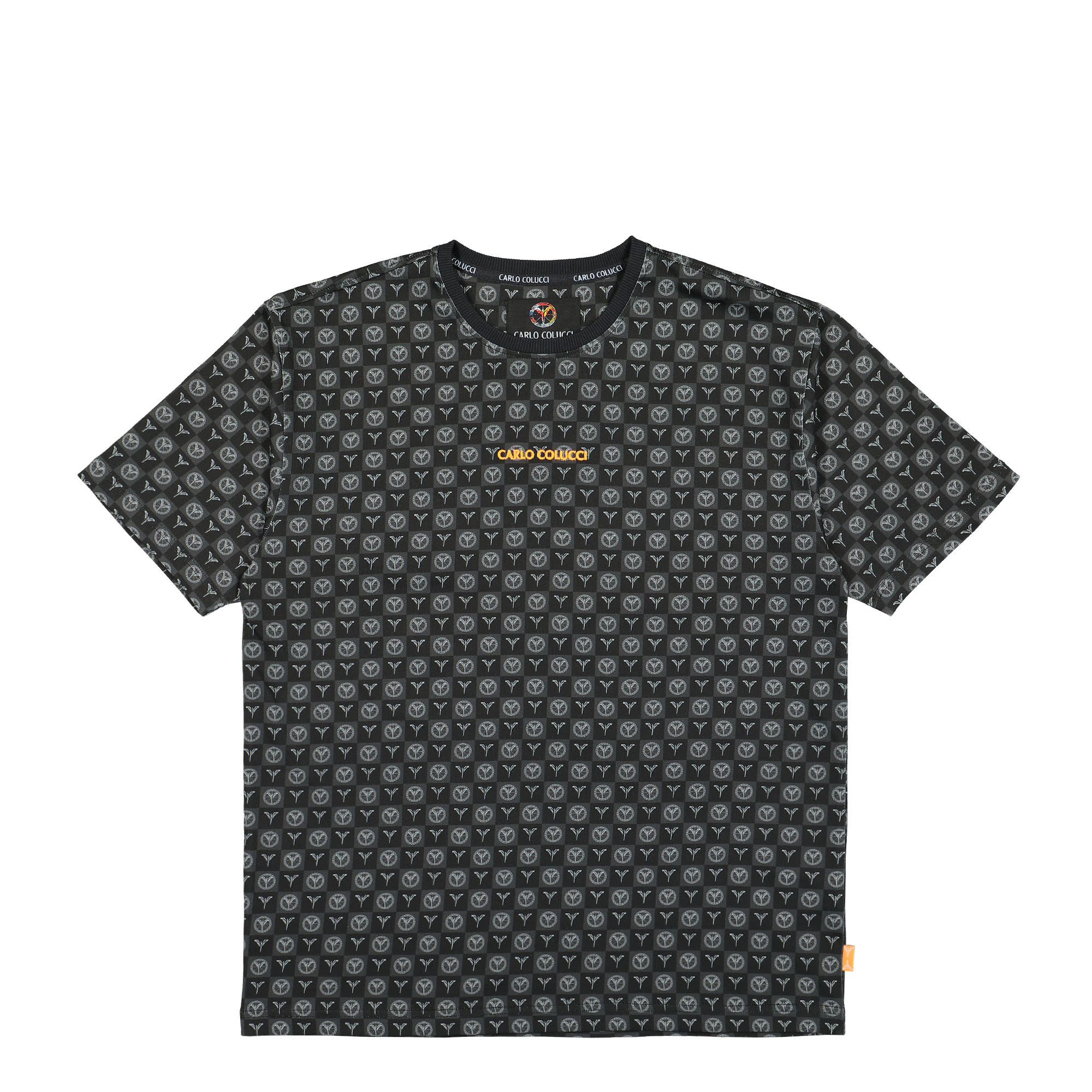 Carlo Colucci Shirt Black / Grey T-Shirts C3099 201 | Overkill