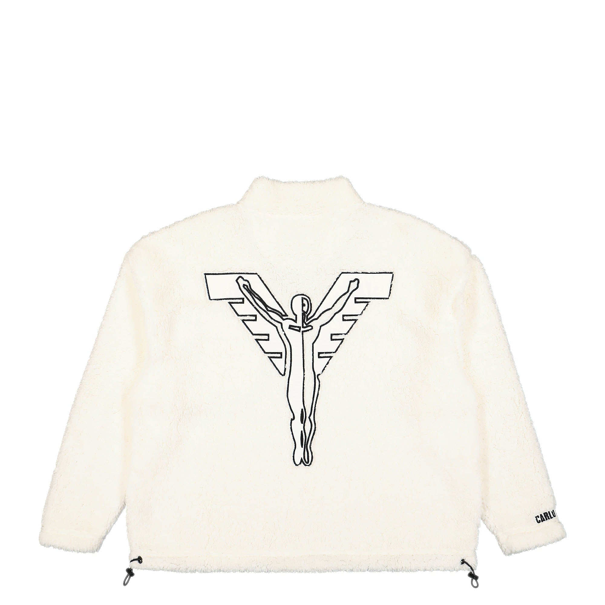 Carlo Colucci Teddy Jacket White Jackets Close-up | Overkill