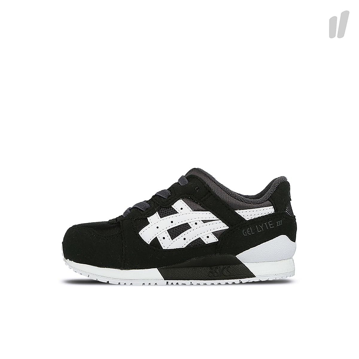 Asics gel lyte iii ts Dark Grey-White Low Top Sneakers C536N 9501 | Overkill