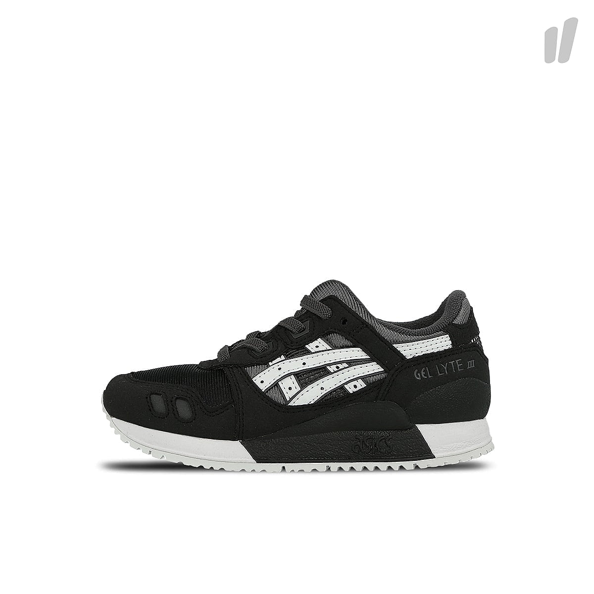 Asics gel lyte iii ps Dark Grey-White Low Top Sneakers C5A5N 9501 | Overkill