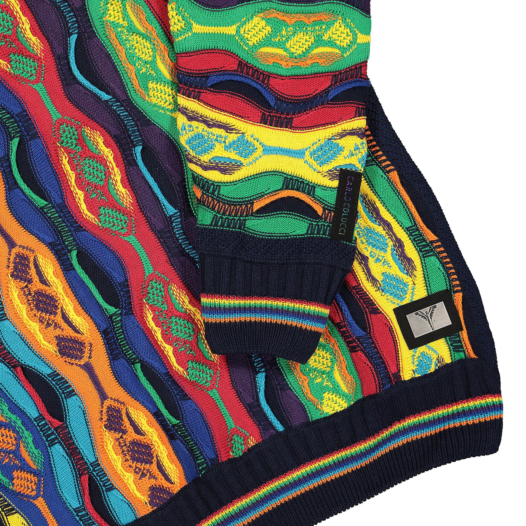 Carlo Colucci Pullover Multicolor Sweatshirts Detailfoto | Overkill