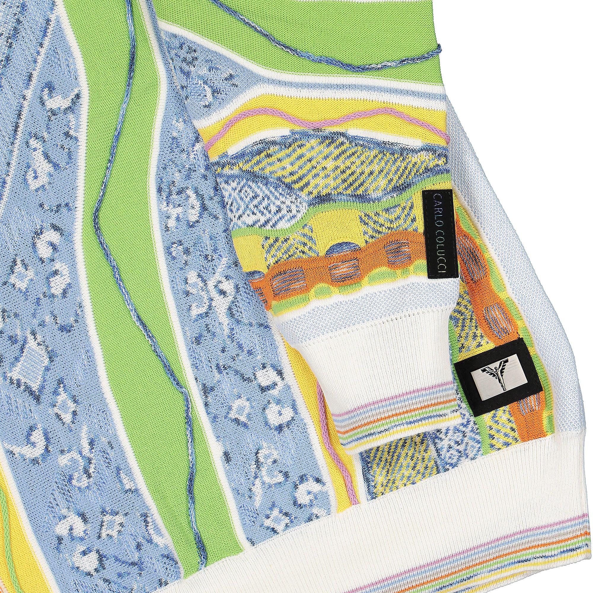 Carlo Colucci Pullover Multicolor Sweatshirts Detailfoto | Overkill