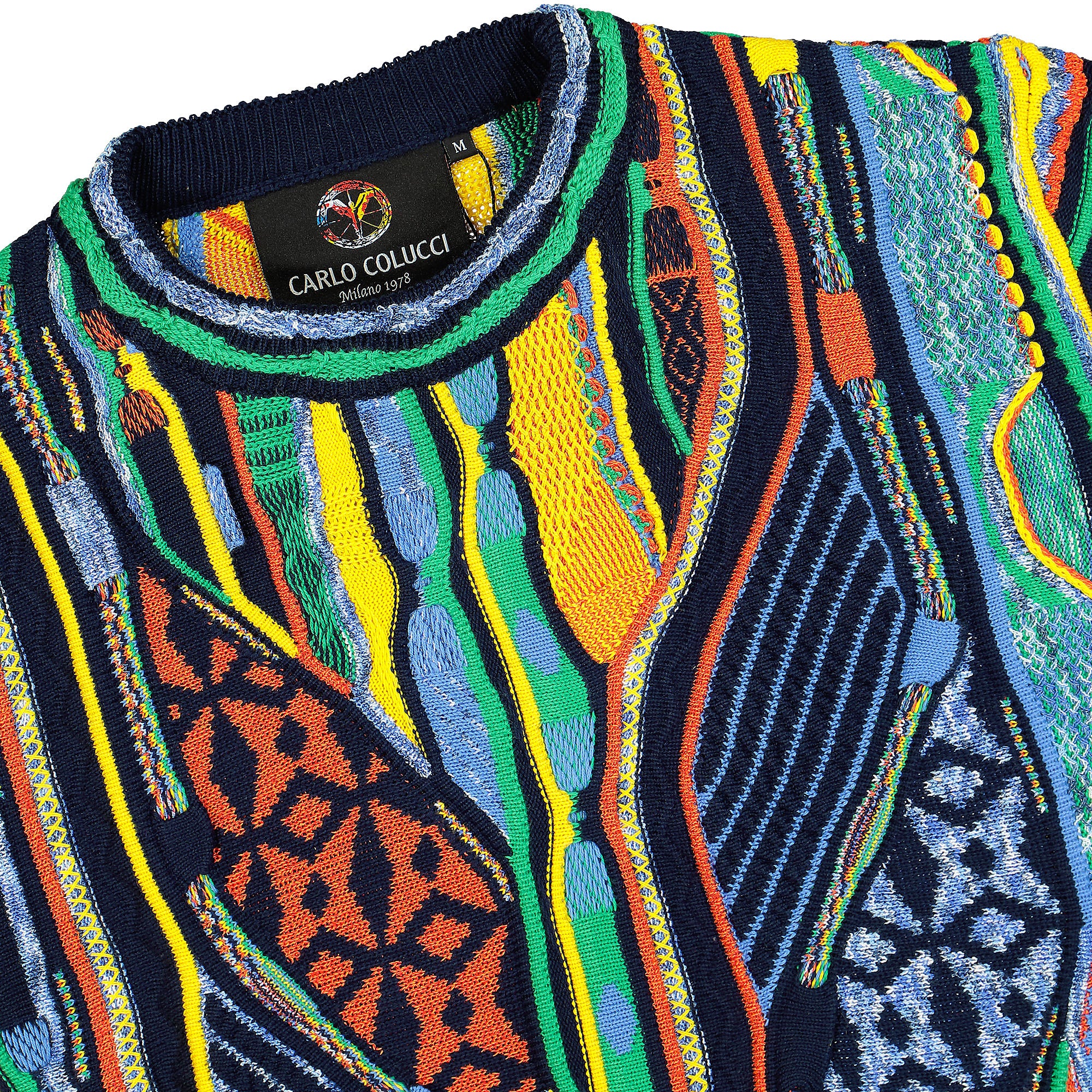 Carlo Colucci Pullover Multicolor Sweatshirts Close-up | Overkill