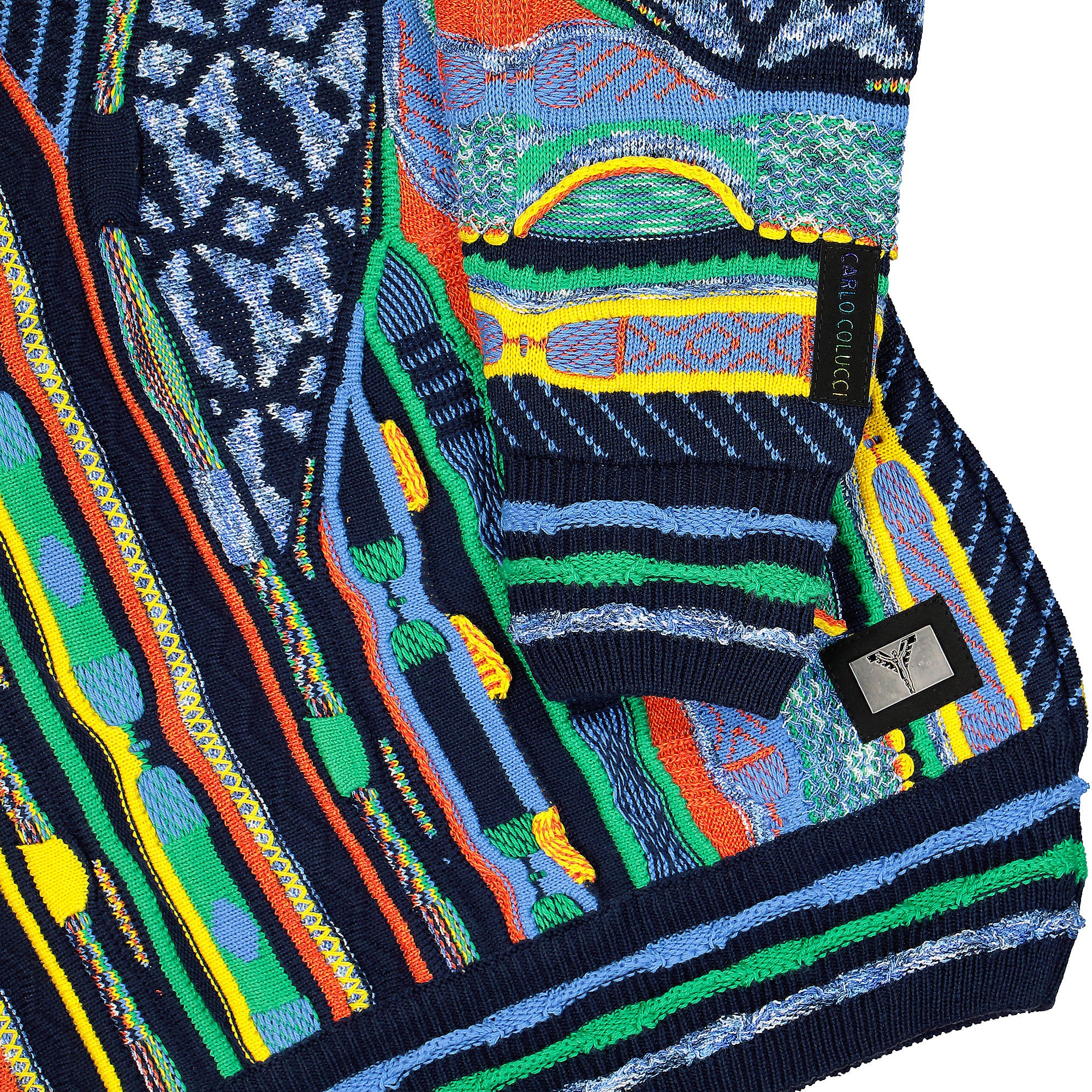 Carlo Colucci Pullover Multicolor Sweatshirts Detailfoto | Overkill