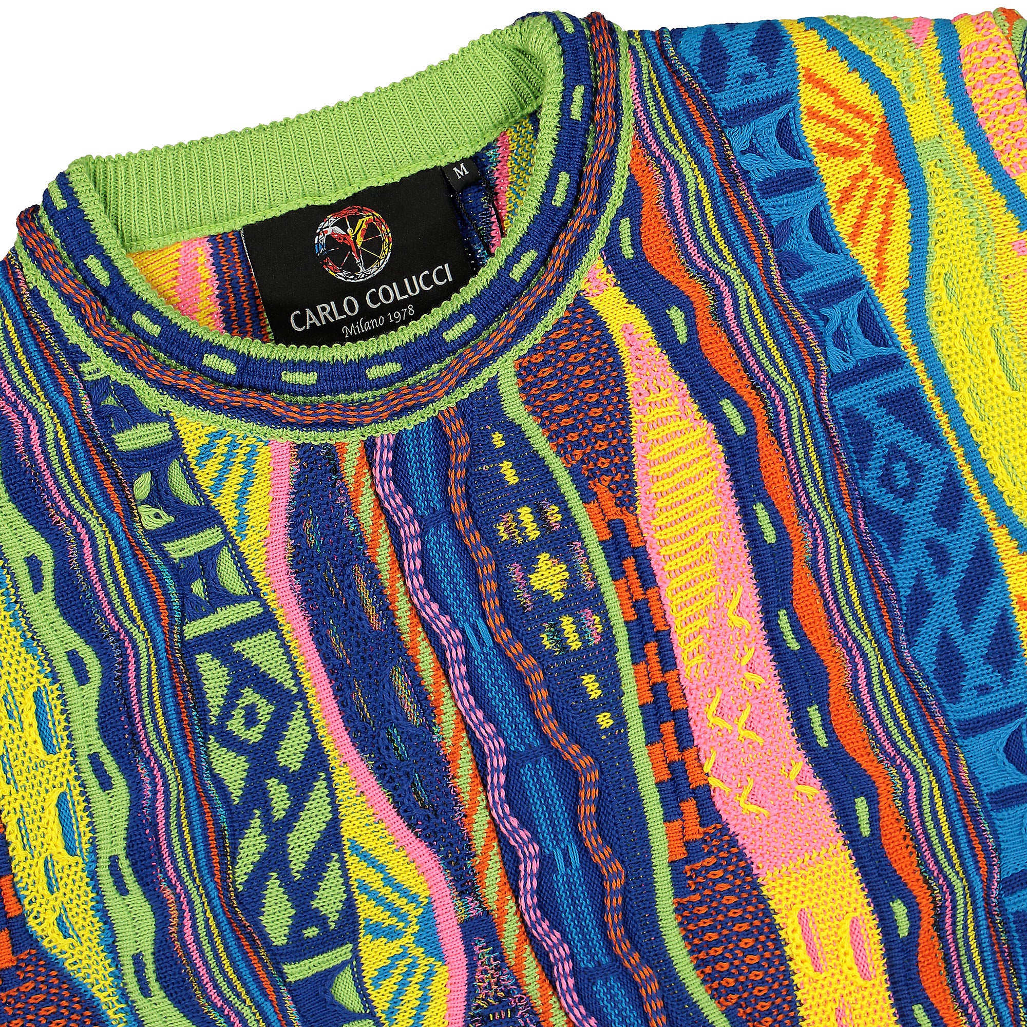 Carlo Colucci Pullover Multicolor Sweatshirts Close-up | Overkill