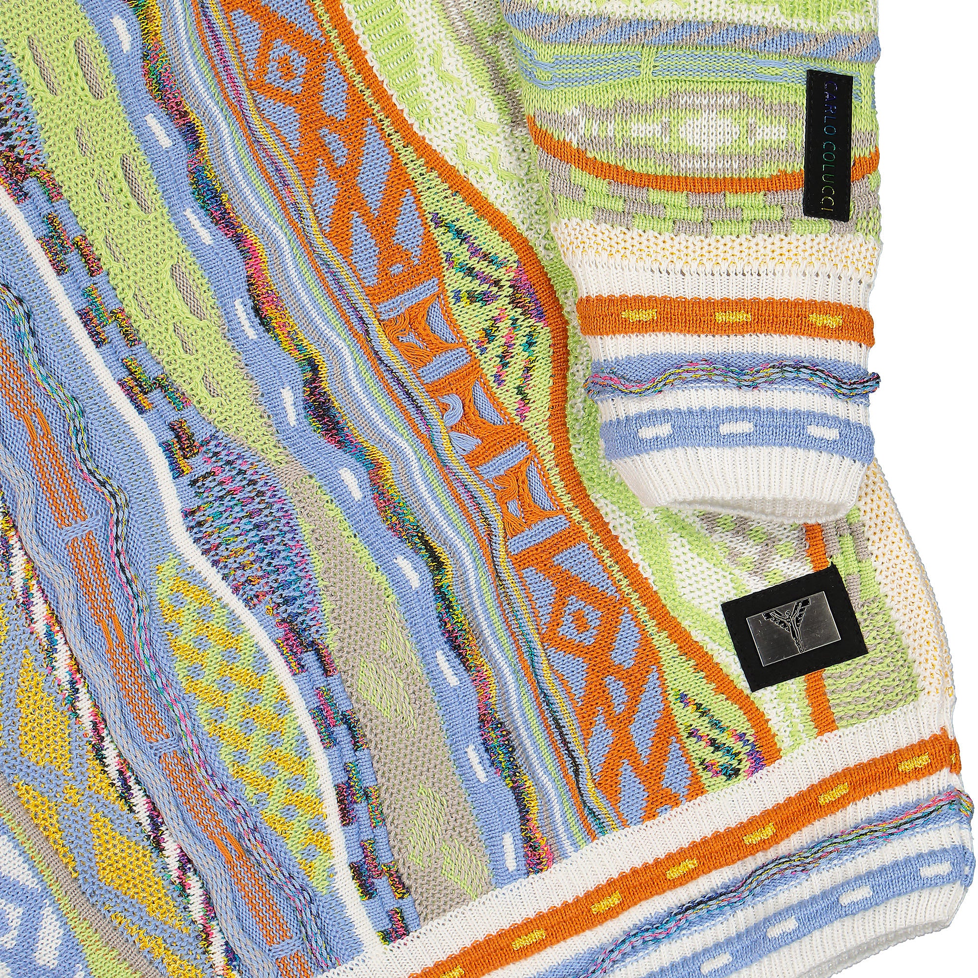 Carlo Colucci Pullover Multicolor Sweatshirts Detailfoto | Overkill