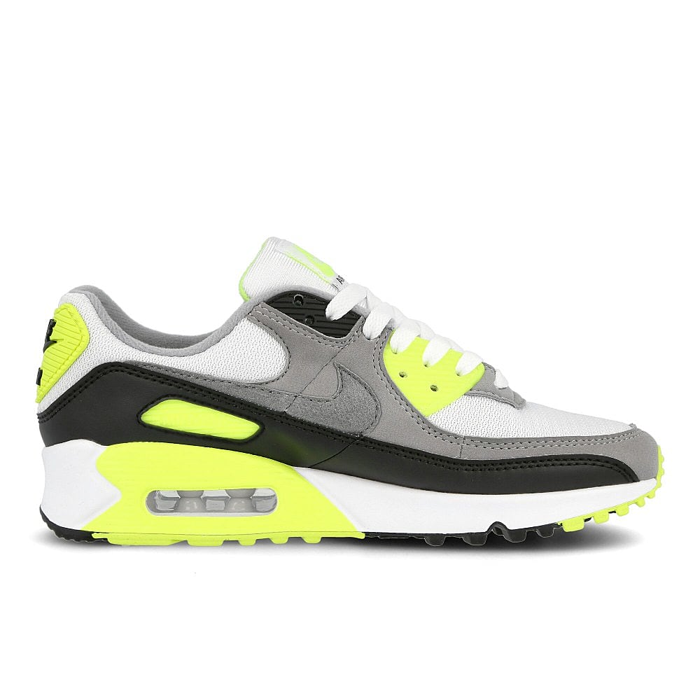 Nike wmns air max 90 White / Particle Grey - Volt - Black Material | Overkill