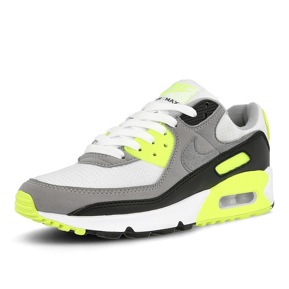 Nike wmns air max 90 White / Particle Grey - Volt - Black Detailfoto | Overkill