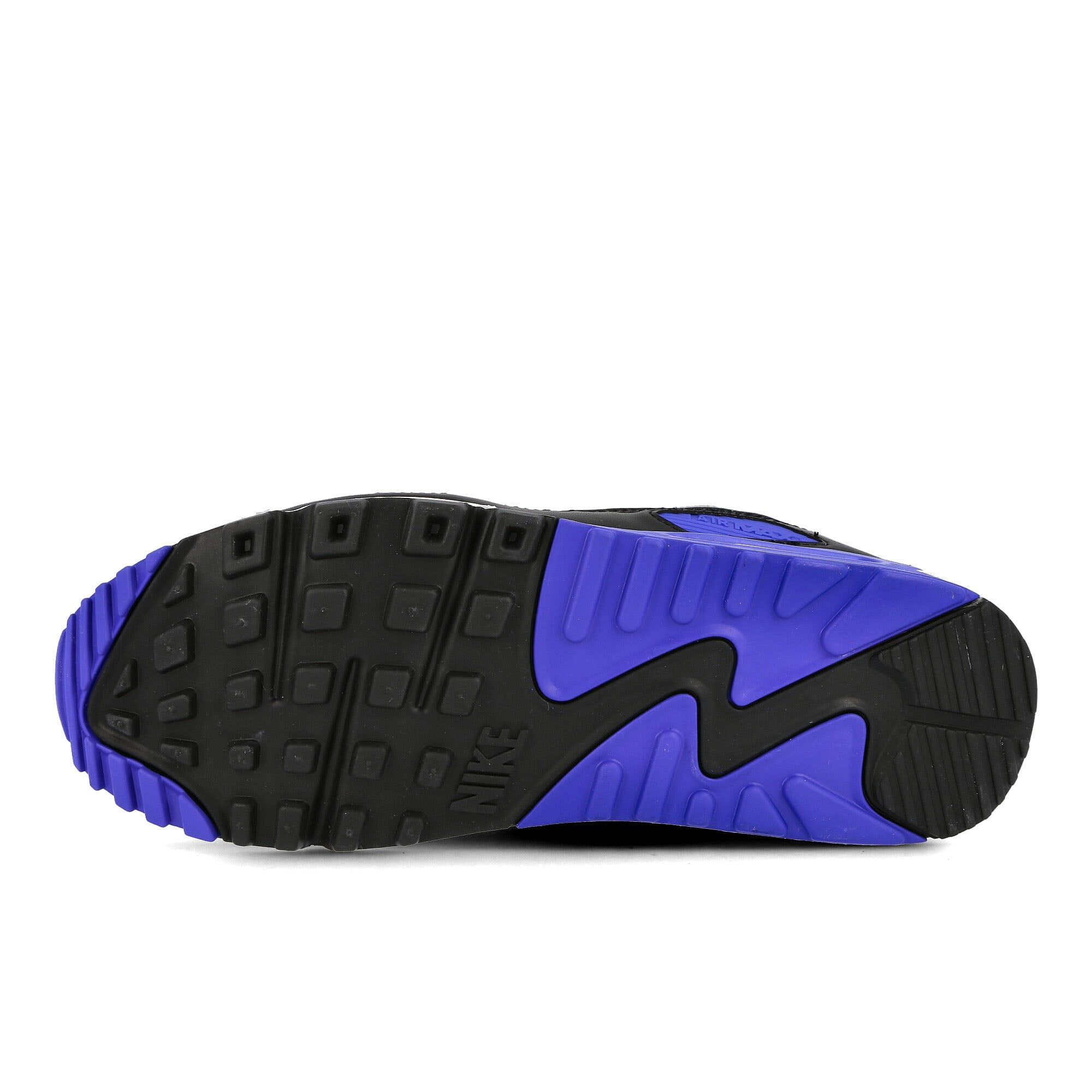 Nike air max 90 White / Particle Grey - Hyper Royala - Black Detail view 2 | Overkill